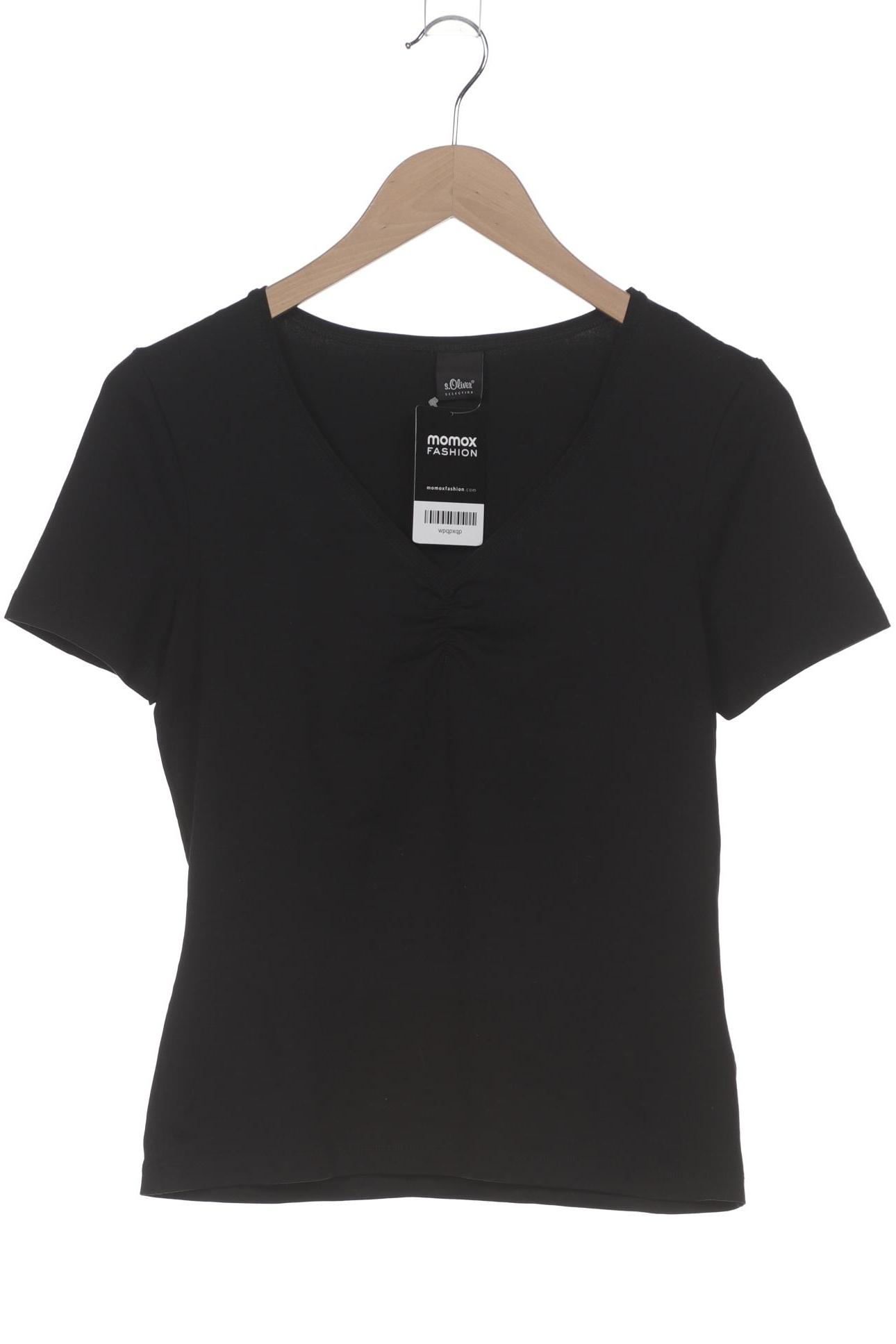

s.Oliver Damen T-Shirt, schwarz, Gr. 38