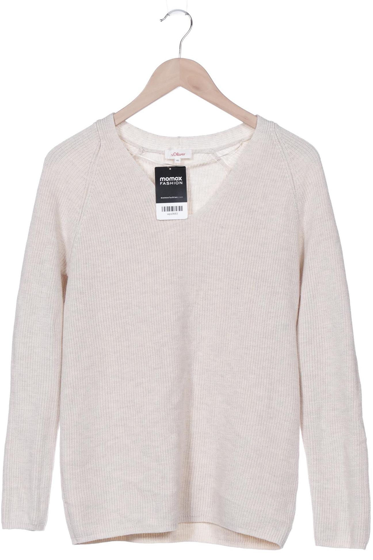 

s.Oliver Damen Pullover, beige, Gr. 40