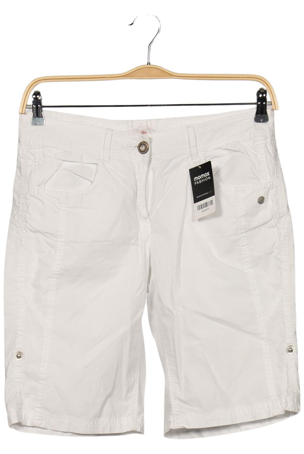 

s.Oliver Damen Shorts, weiß, Gr. 38