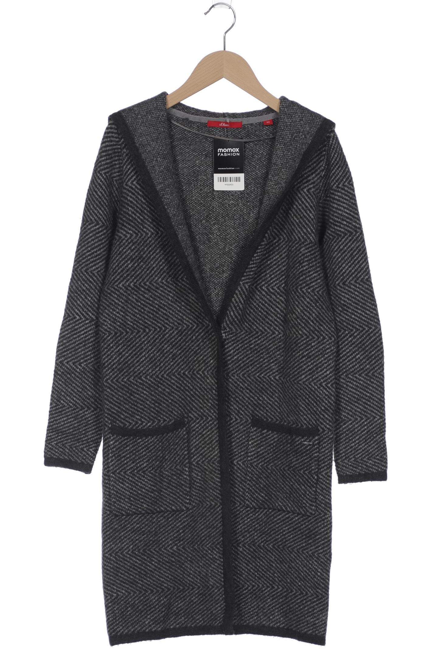 

s.Oliver Damen Strickjacke, grau, Gr. 32