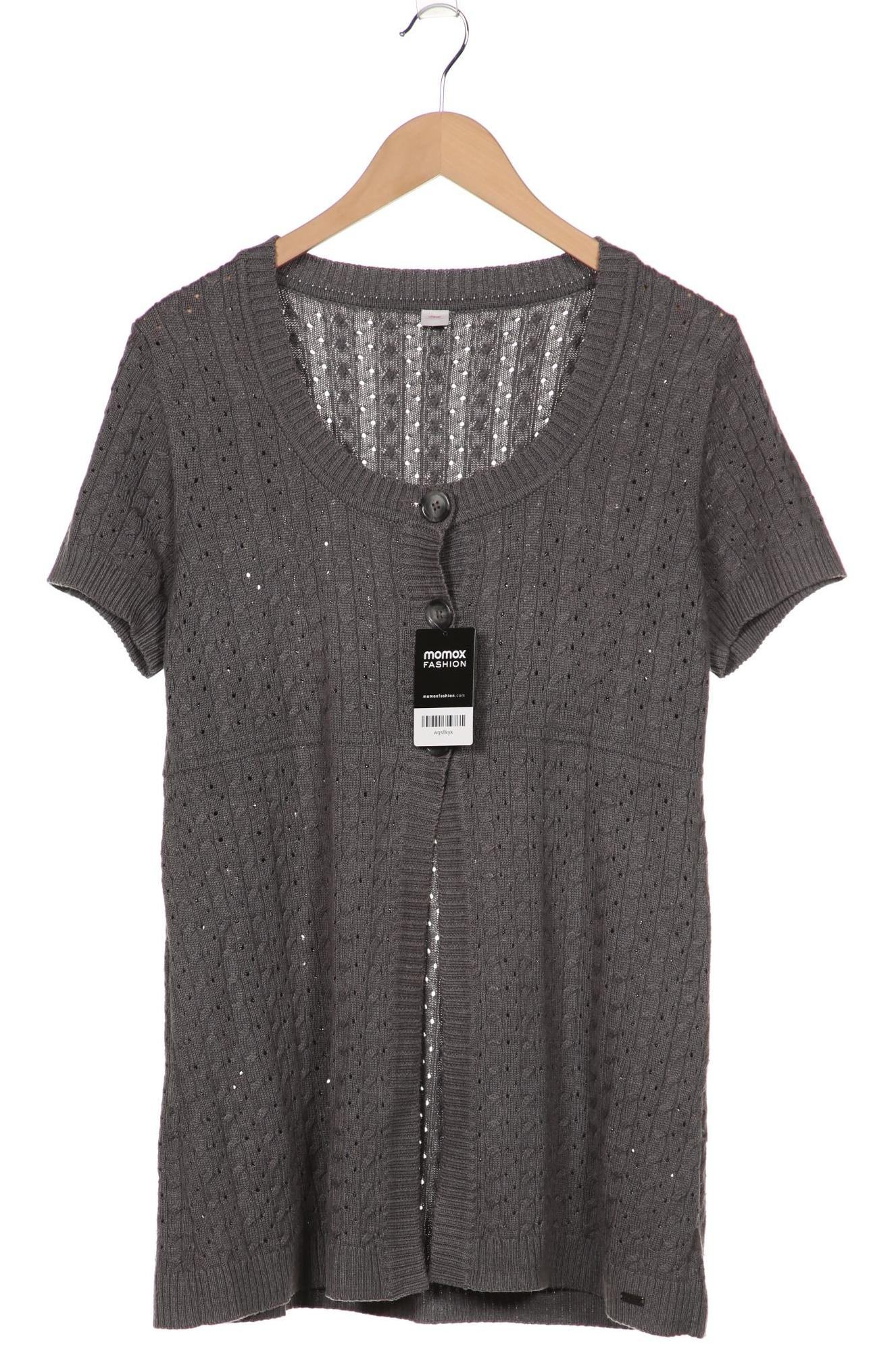 

s.Oliver Damen Strickjacke, grau