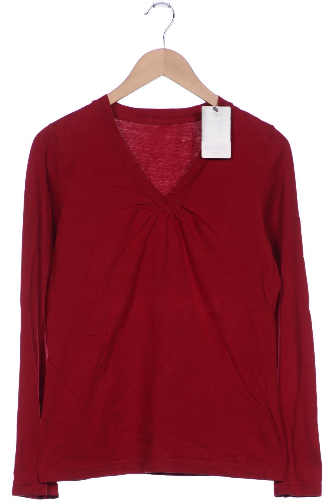 

s.Oliver Damen Langarmshirt, bordeaux, Gr. 38