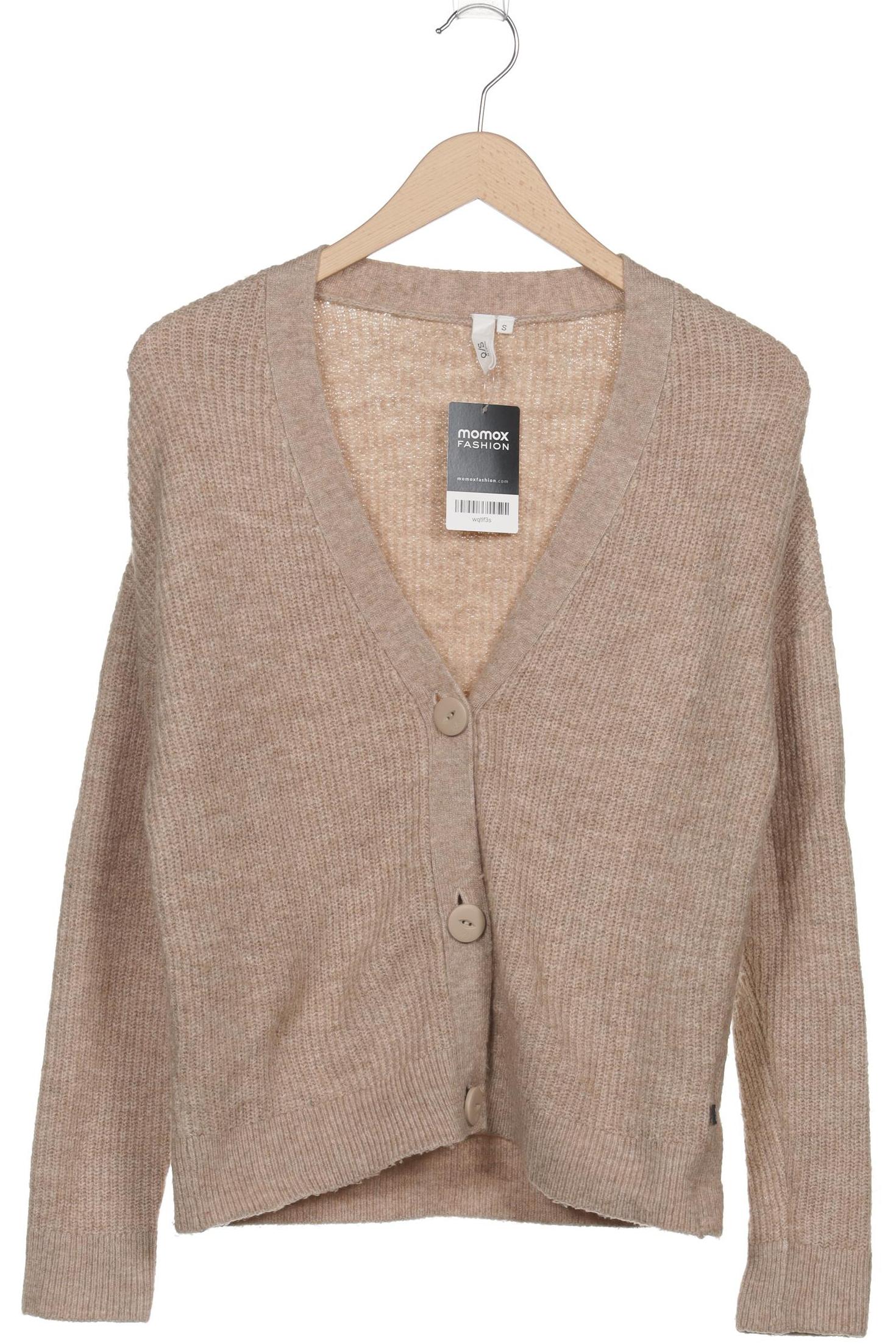

s.Oliver Damen Strickjacke, beige, Gr. 36