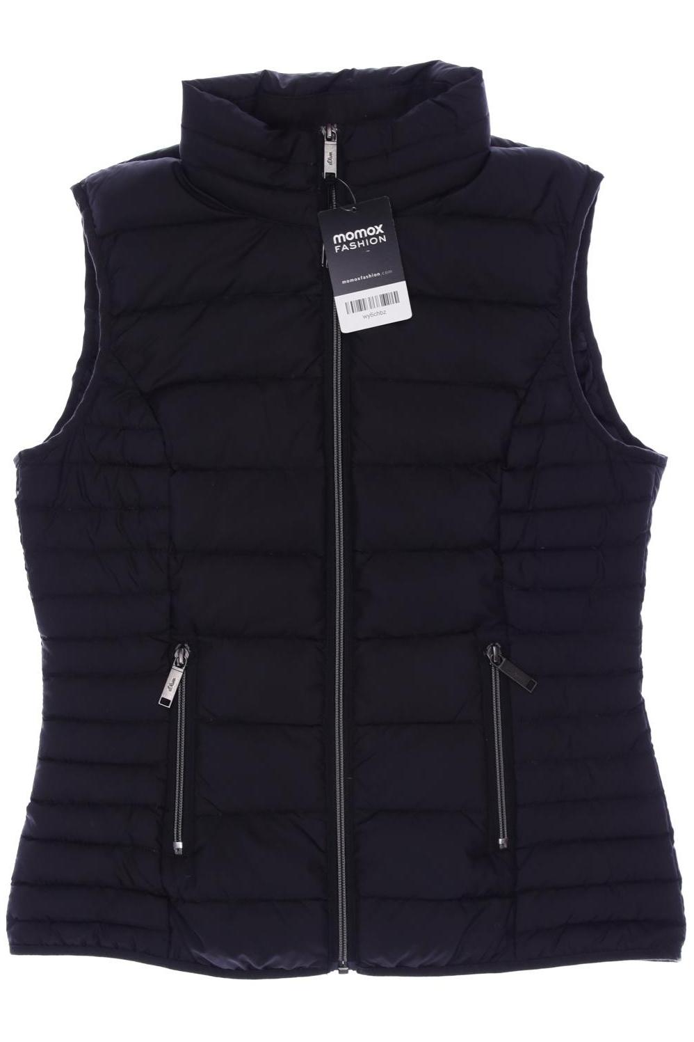 

s.Oliver Damen Weste, schwarz
