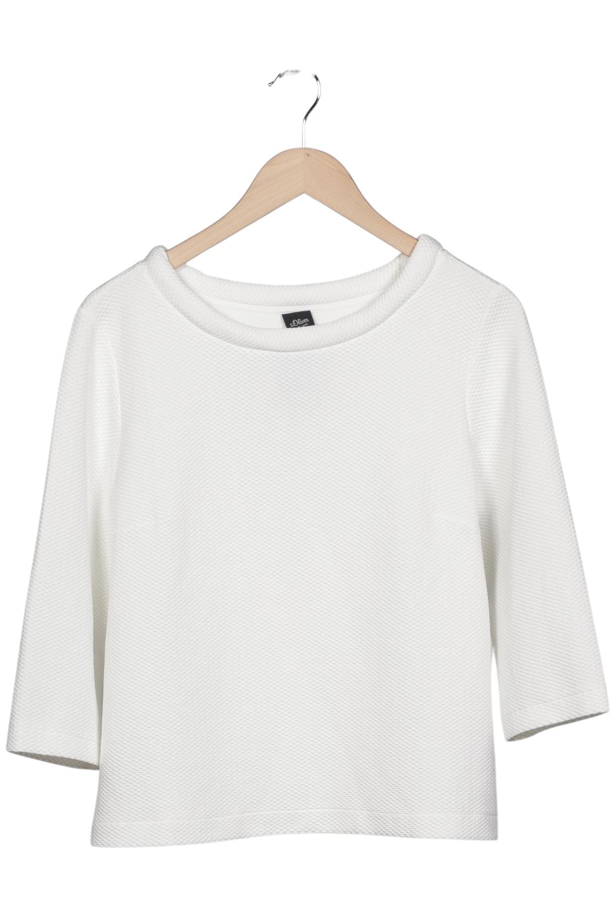 

s.Oliver Damen Sweatshirt, weiß, Gr. 42