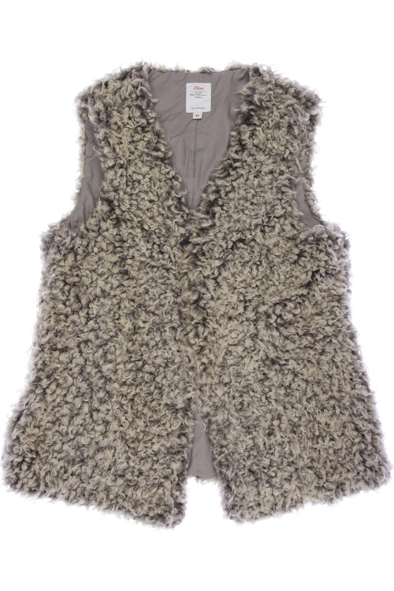 

s.Oliver Damen Weste, beige, Gr. 42