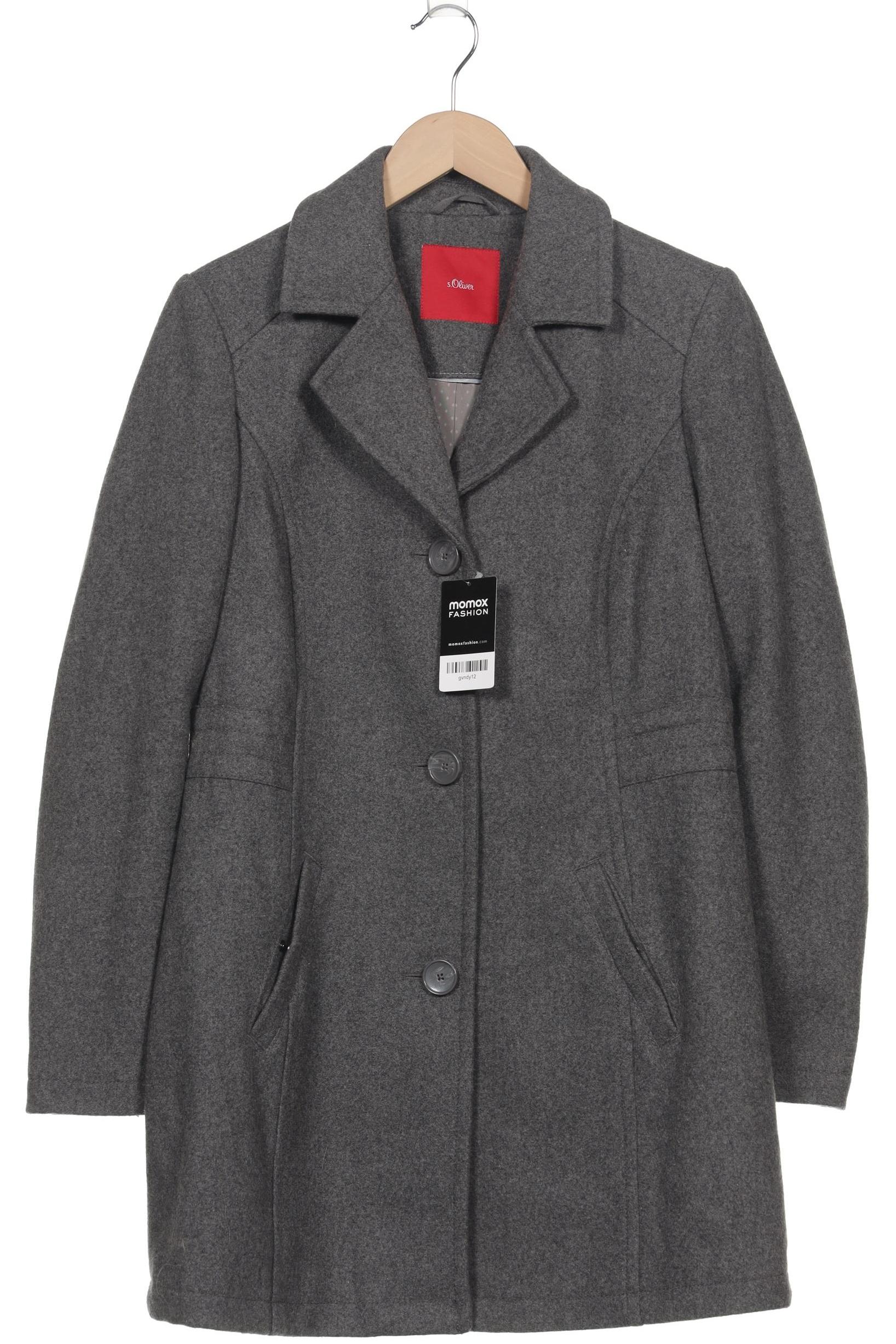 

s.Oliver Damen Mantel, grau, Gr. 40