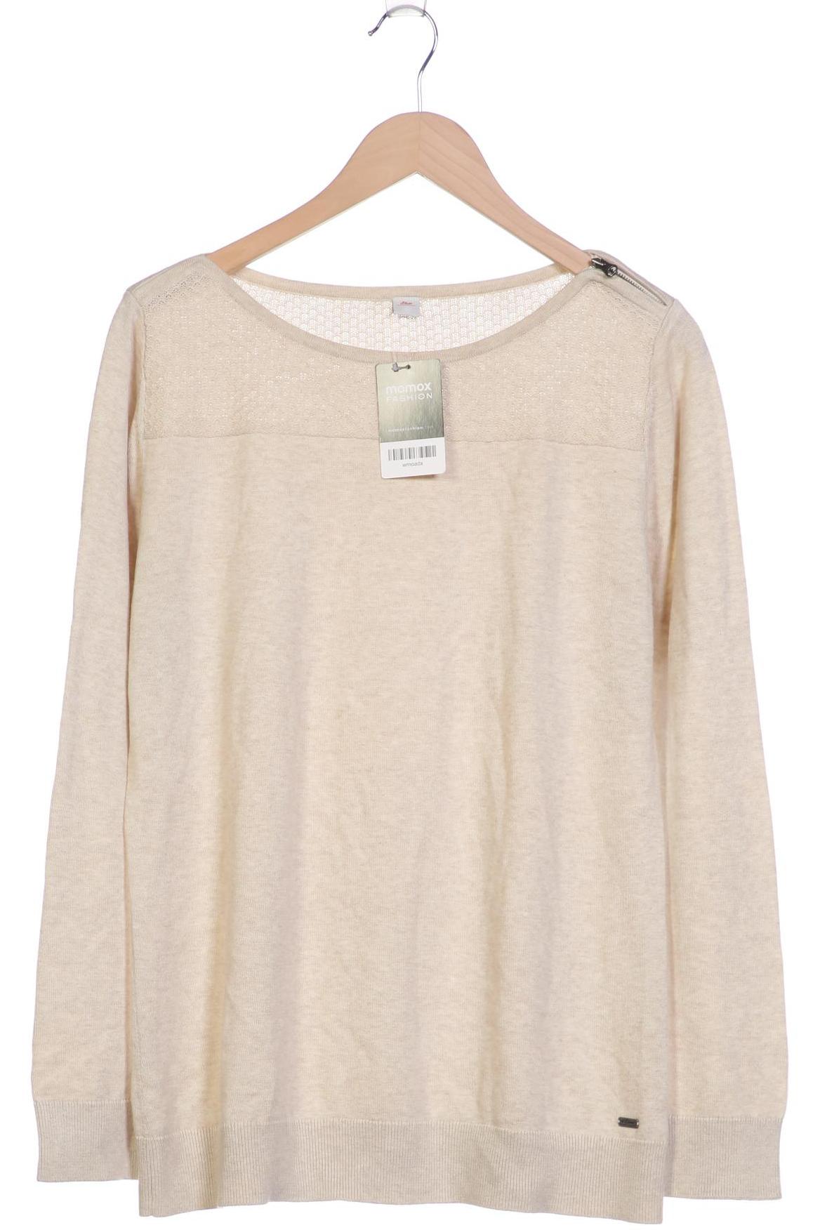

s.Oliver Damen Pullover, beige, Gr. 44