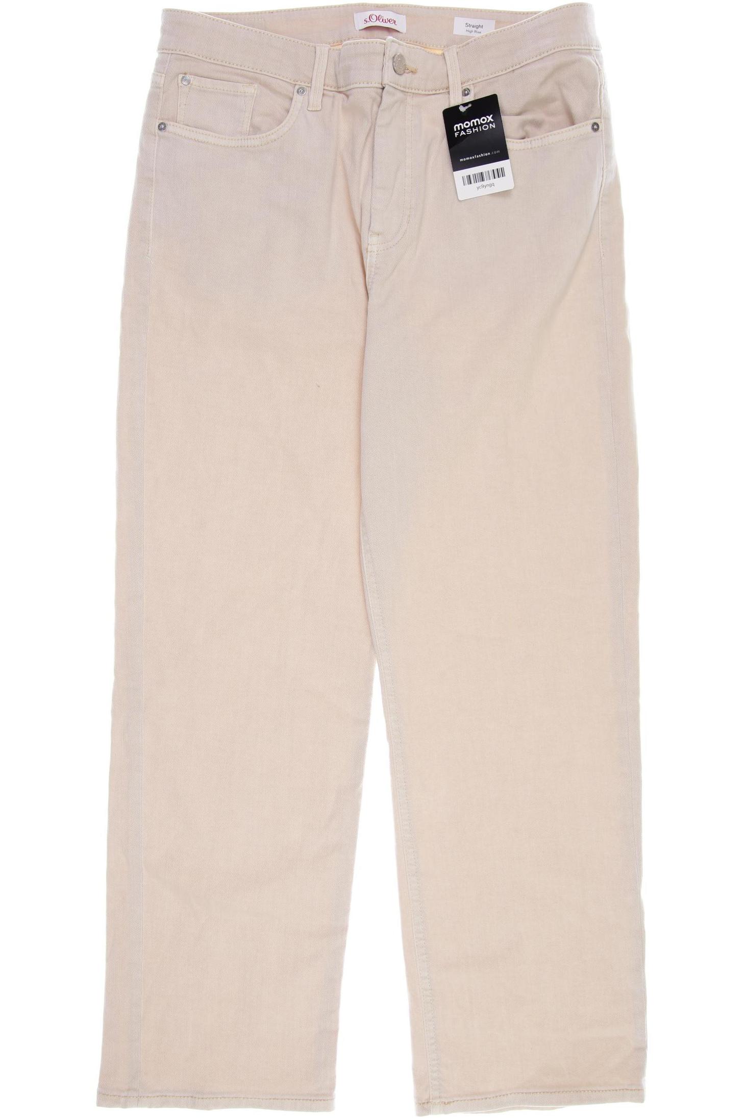 

s.Oliver Damen Jeans, cremeweiß, Gr. 40