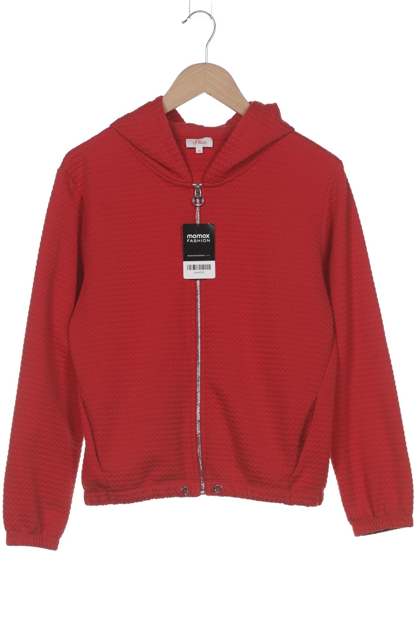 

s.Oliver Damen Kapuzenpullover, rot, Gr. 36