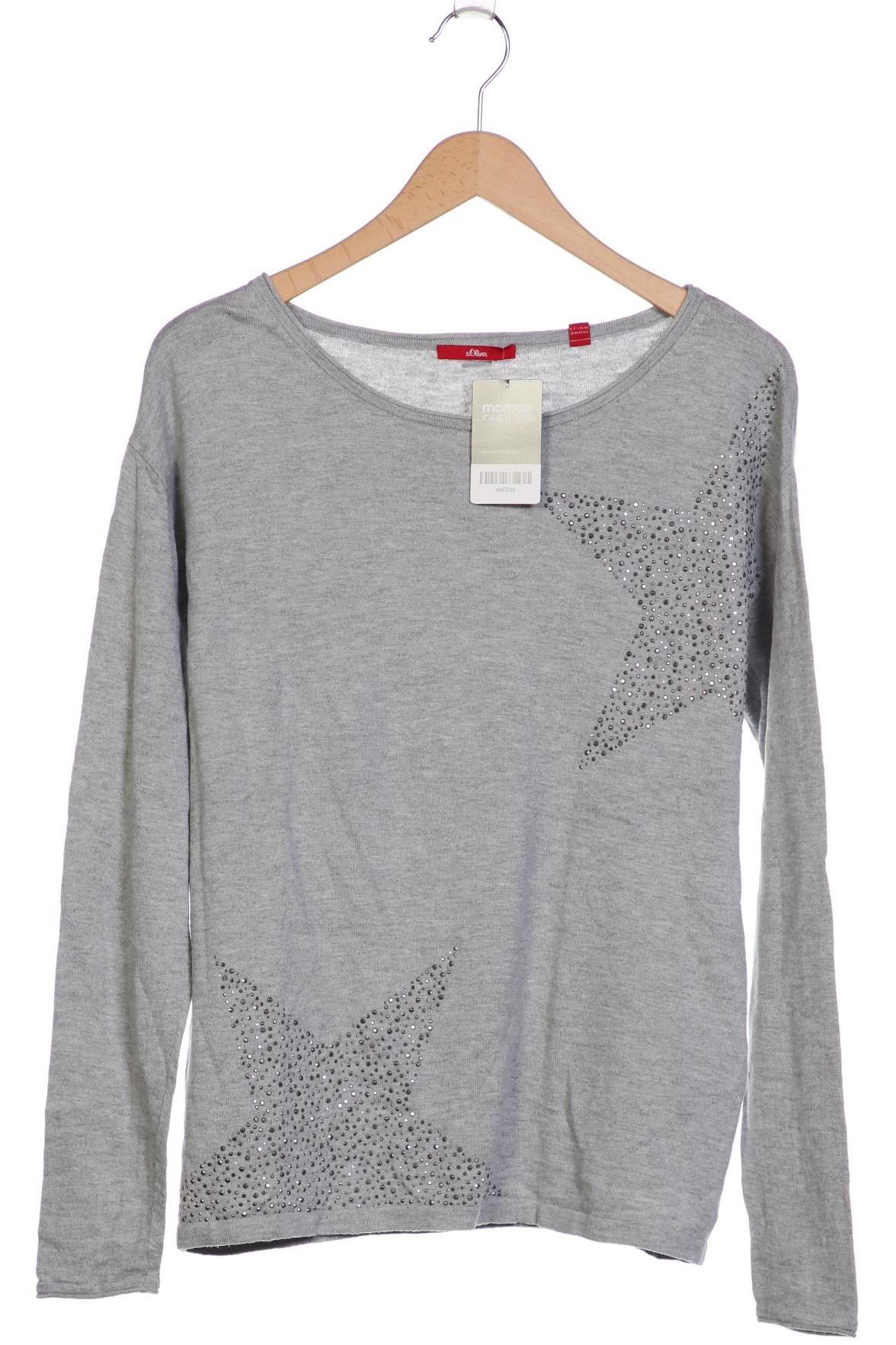 

s.Oliver Damen Pullover, grau, Gr. 38
