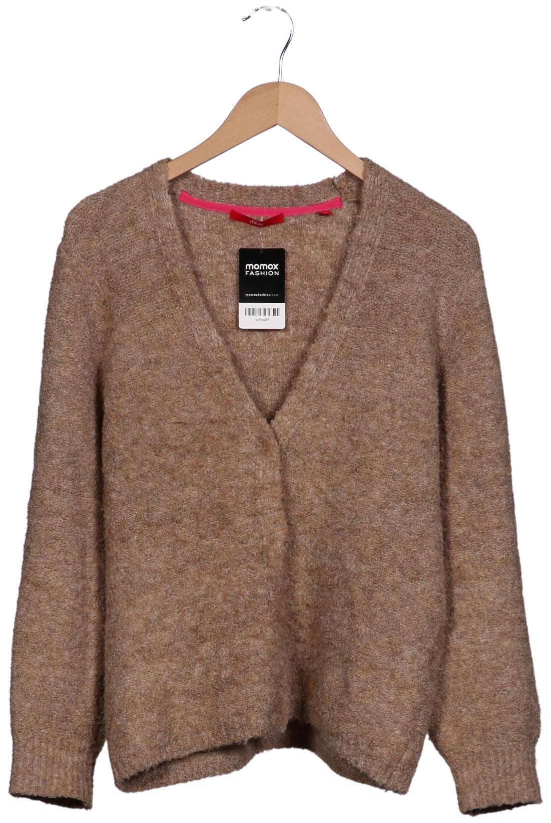 

s.Oliver Damen Strickjacke, braun, Gr. 36