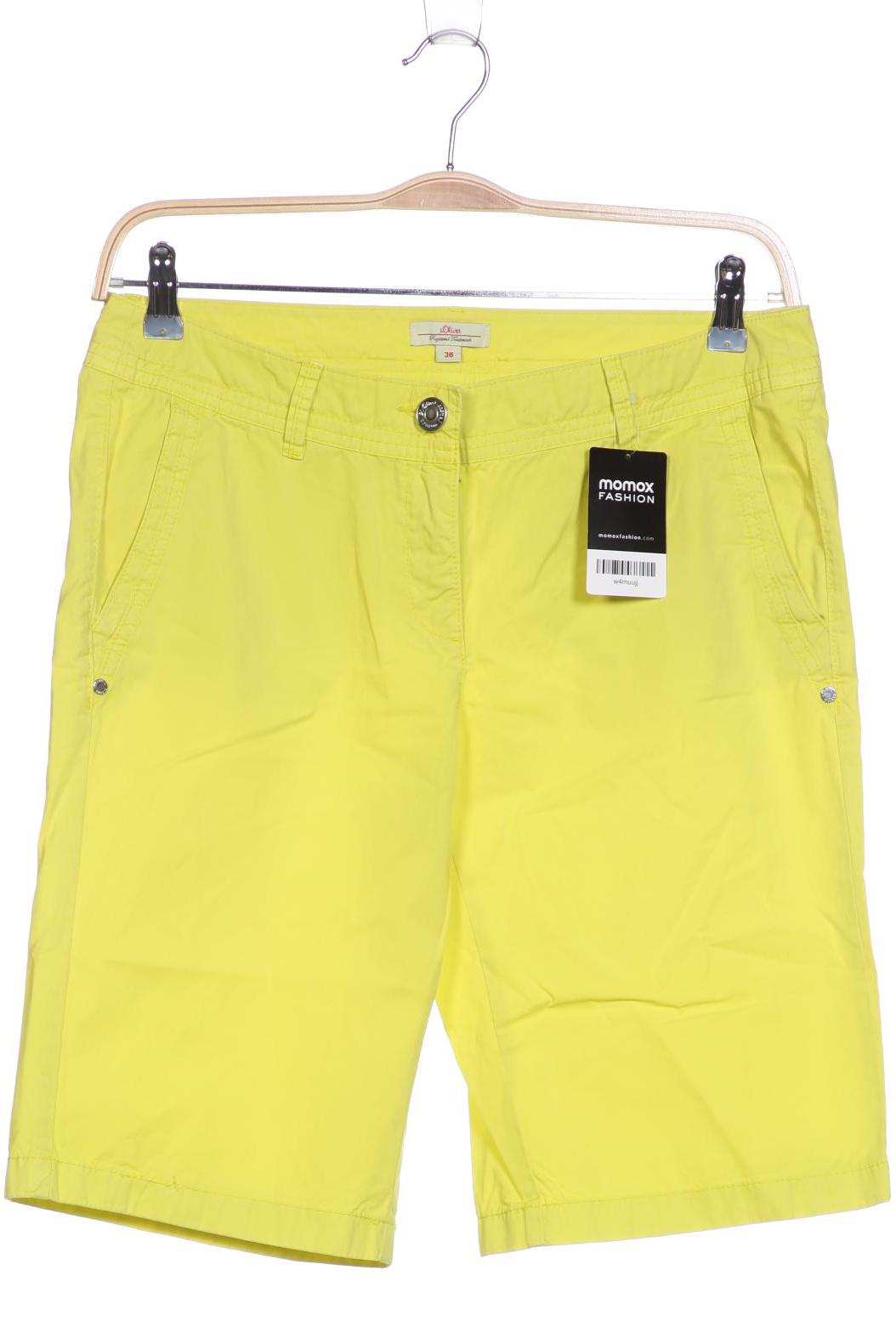

s.Oliver Damen Shorts, gelb, Gr. 38
