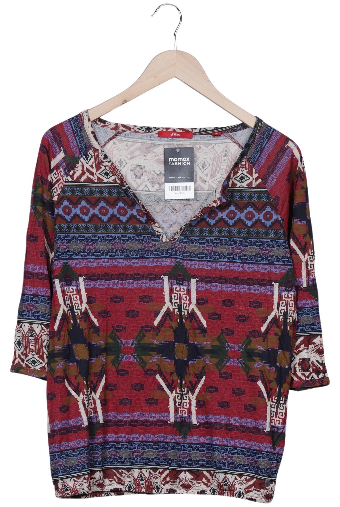 

s.Oliver Damen Langarmshirt, mehrfarbig, Gr. 36