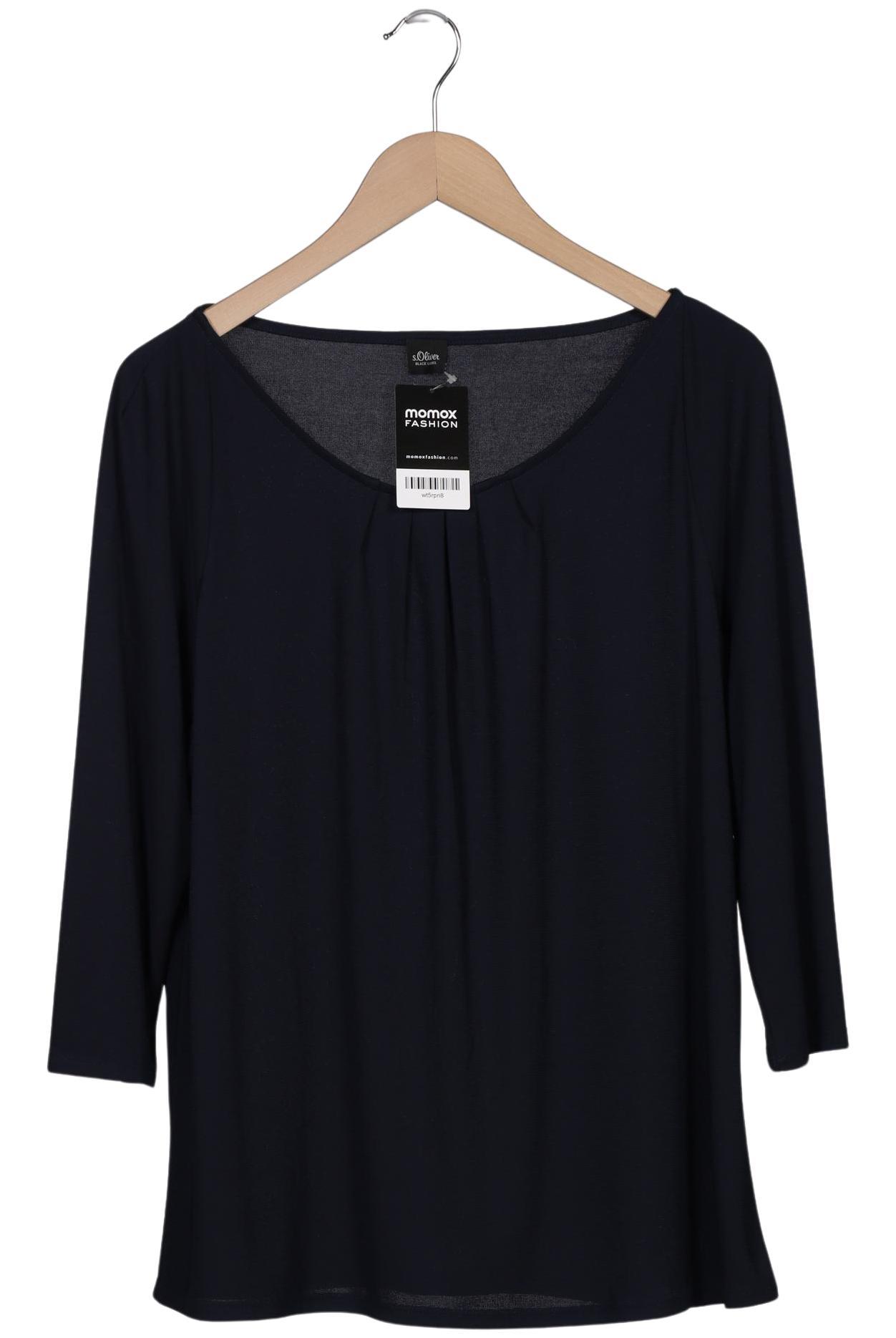 

s.Oliver Damen Langarmshirt, marineblau, Gr. 46
