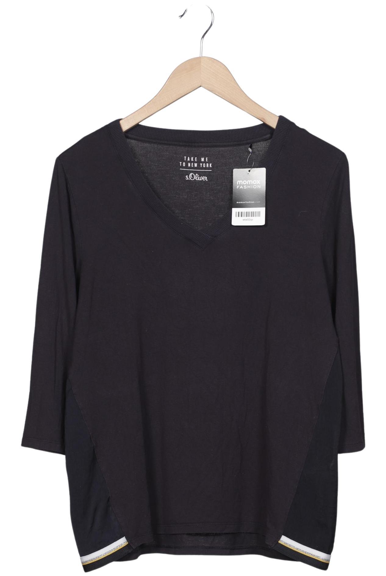 

s.Oliver Damen Langarmshirt, marineblau, Gr. 38