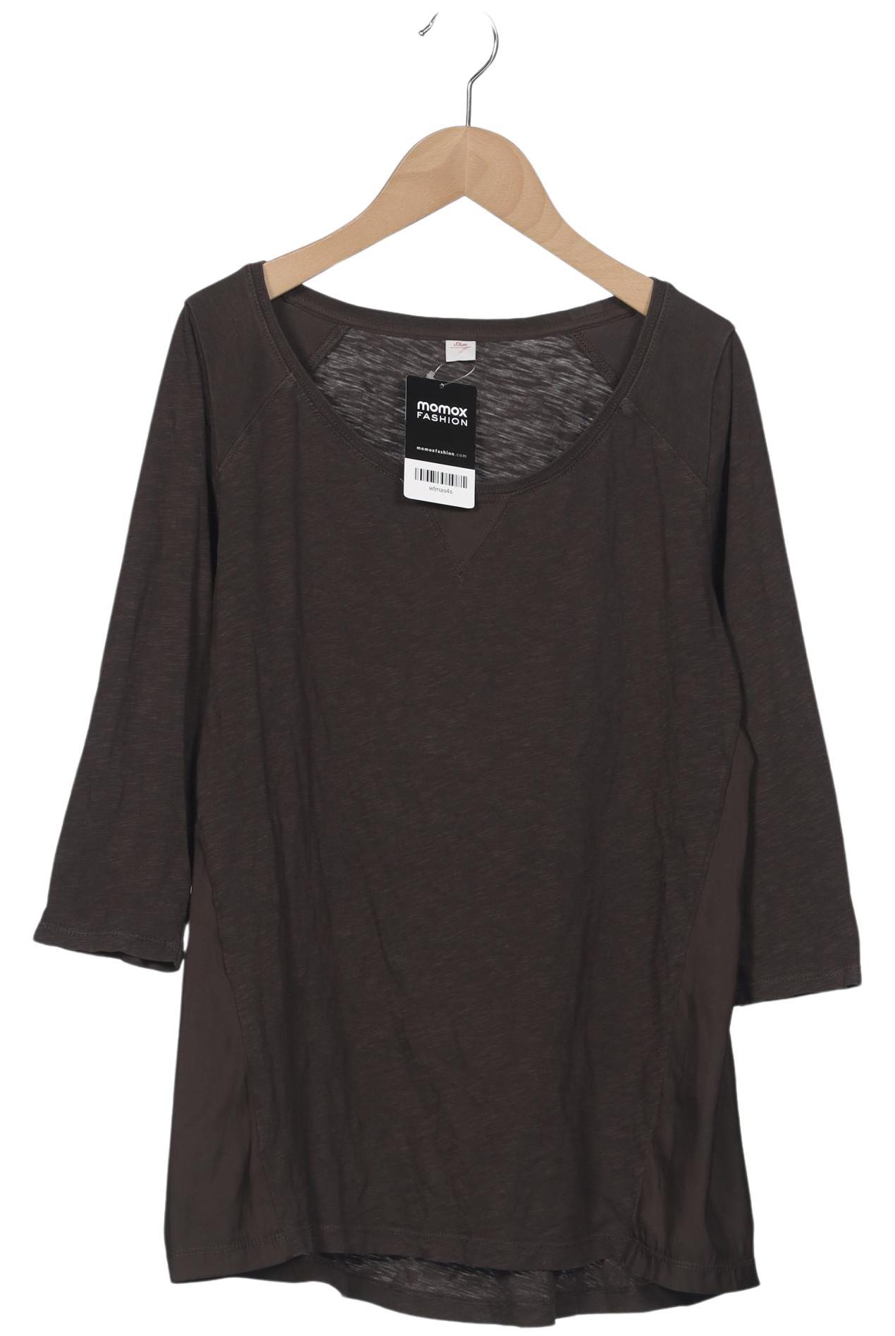 

s.Oliver Damen Langarmshirt, braun, Gr. 38