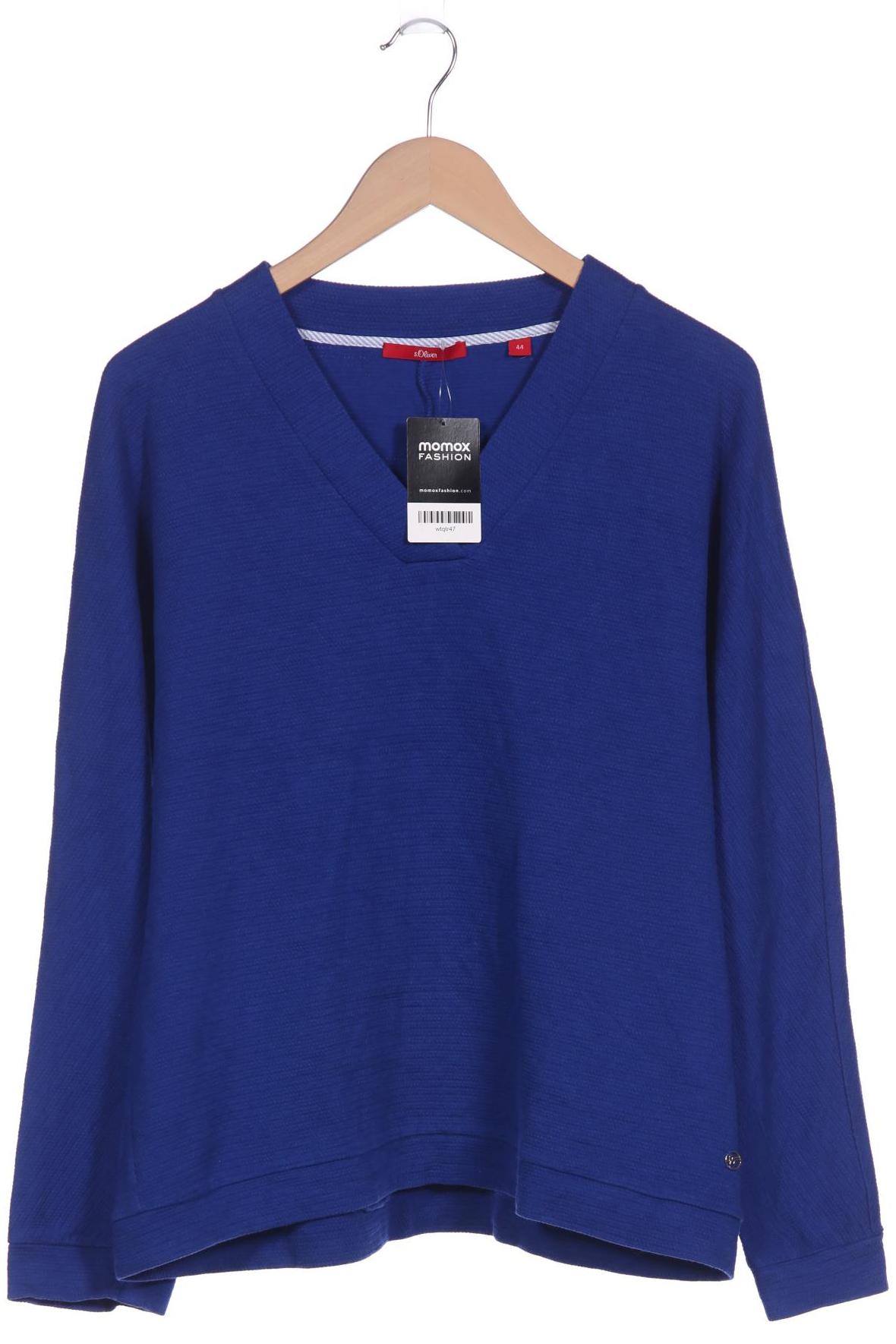 

s.Oliver Damen Sweatshirt, blau, Gr. 44