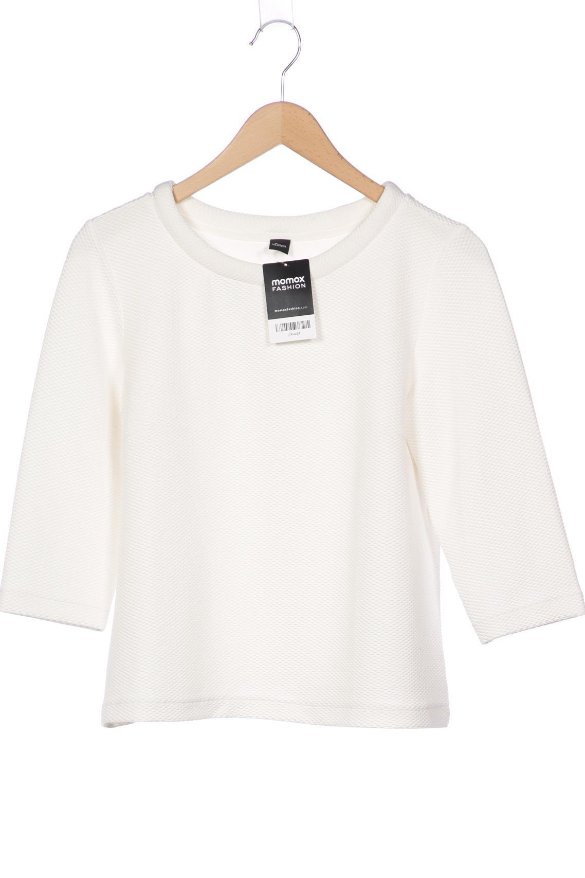 

s.Oliver Damen Sweatshirt, weiß, Gr. 42