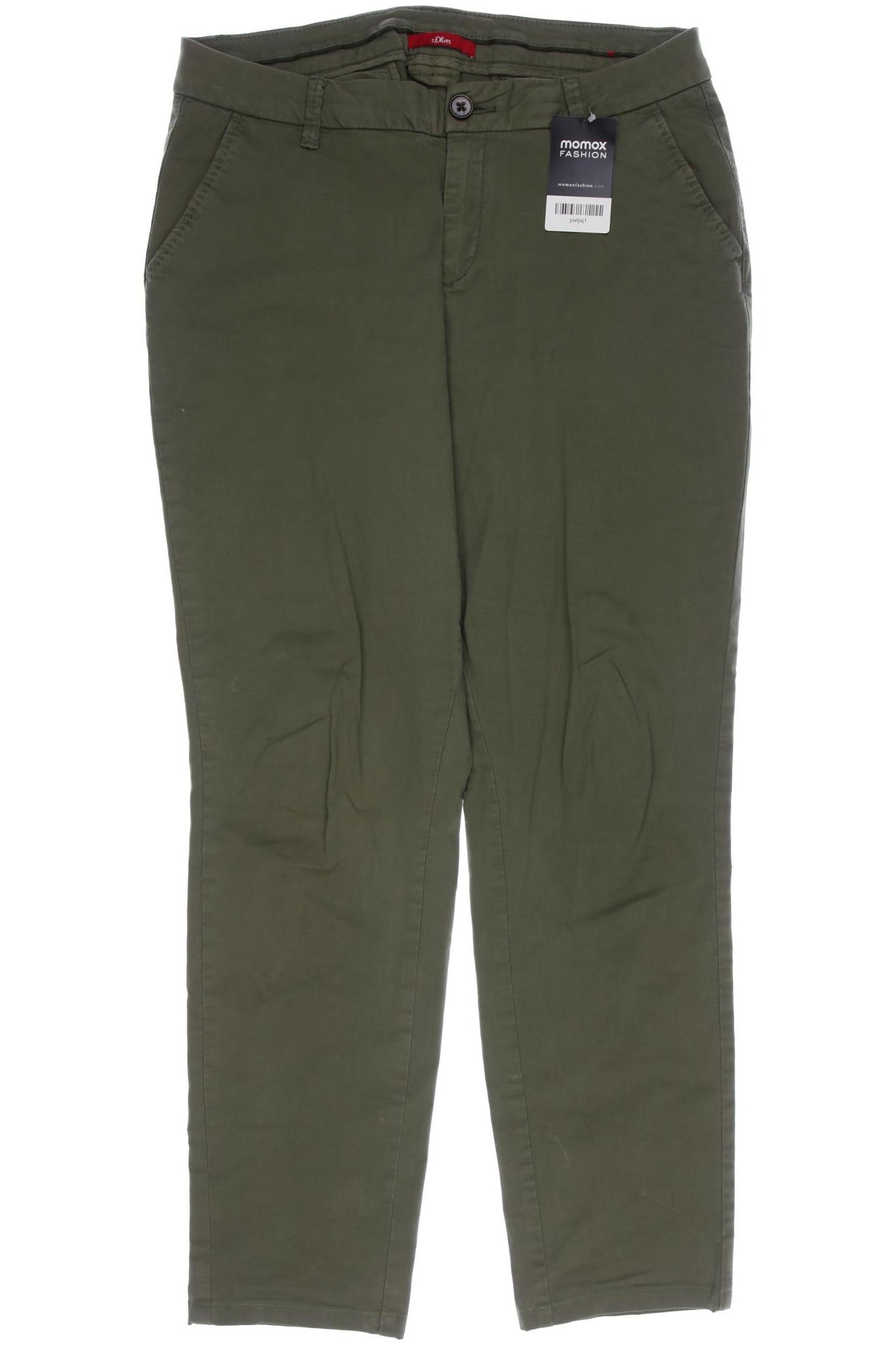 

s.Oliver Damen Stoffhose, grün, Gr. 40