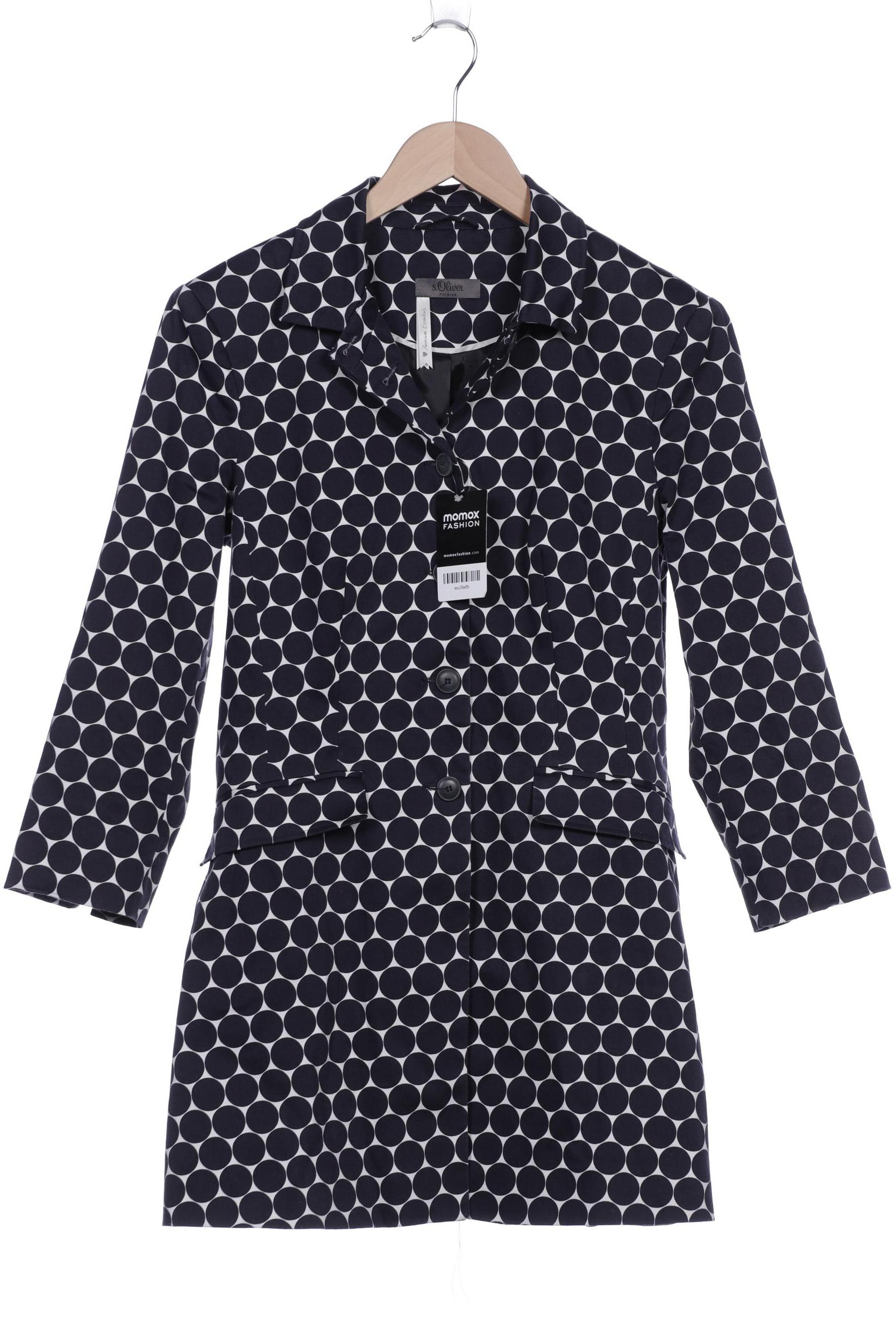 

s.Oliver Damen Mantel, marineblau