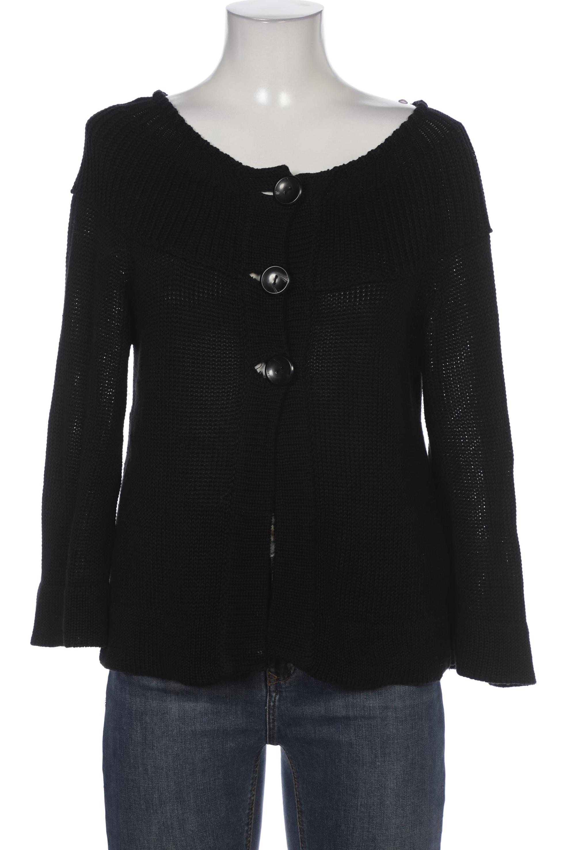 

s.Oliver Damen Strickjacke, schwarz, Gr. 38