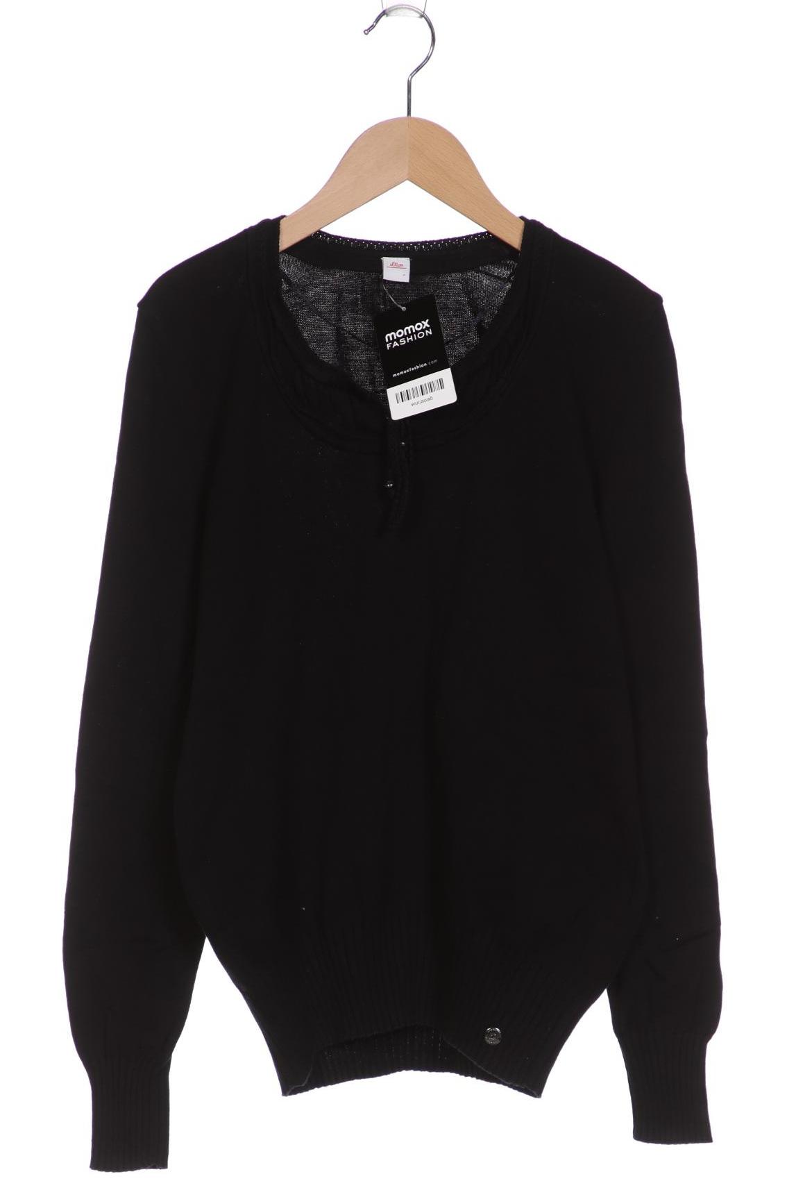 

s.Oliver Damen Pullover, schwarz