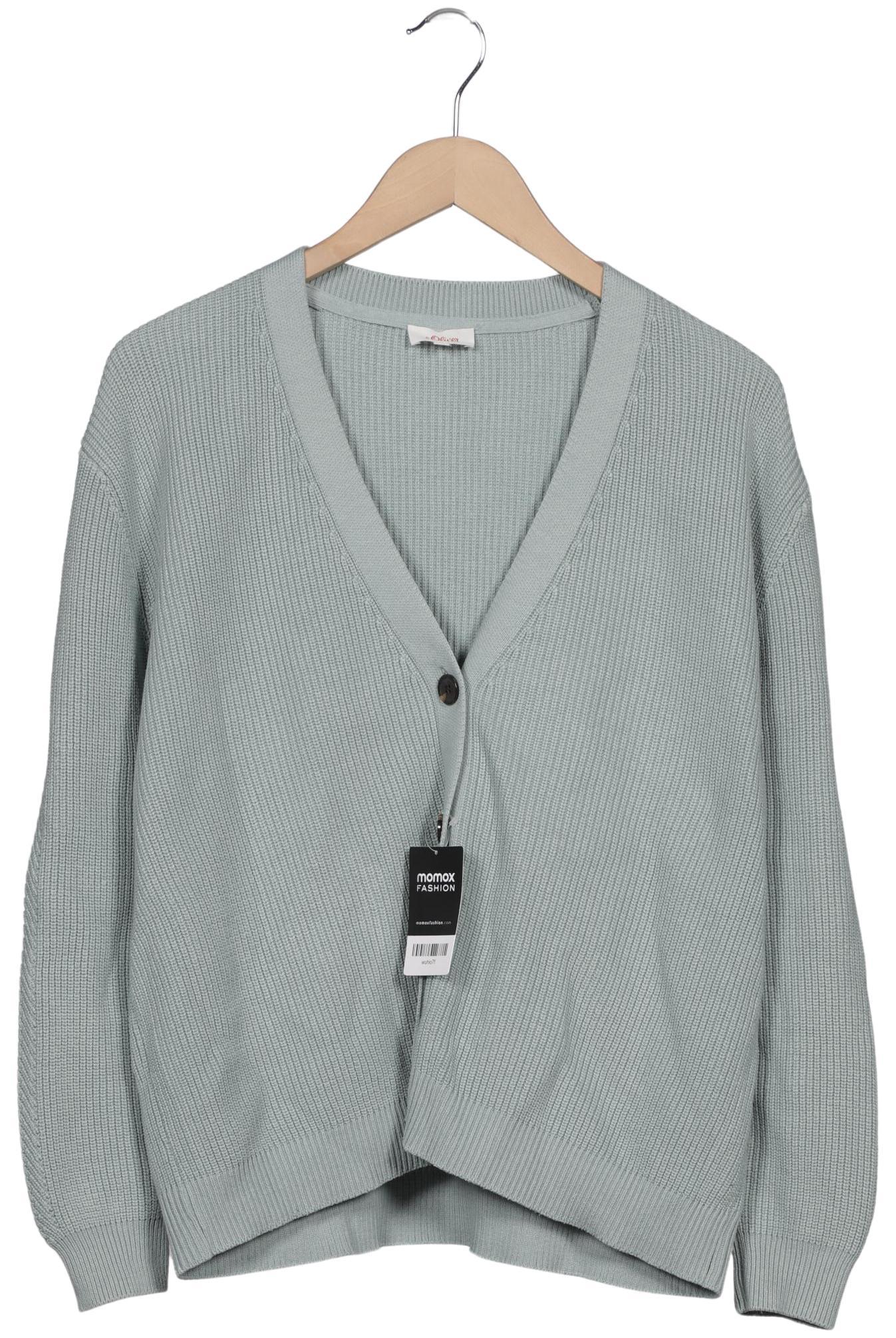 

s.Oliver Damen Strickjacke, hellblau, Gr. 40
