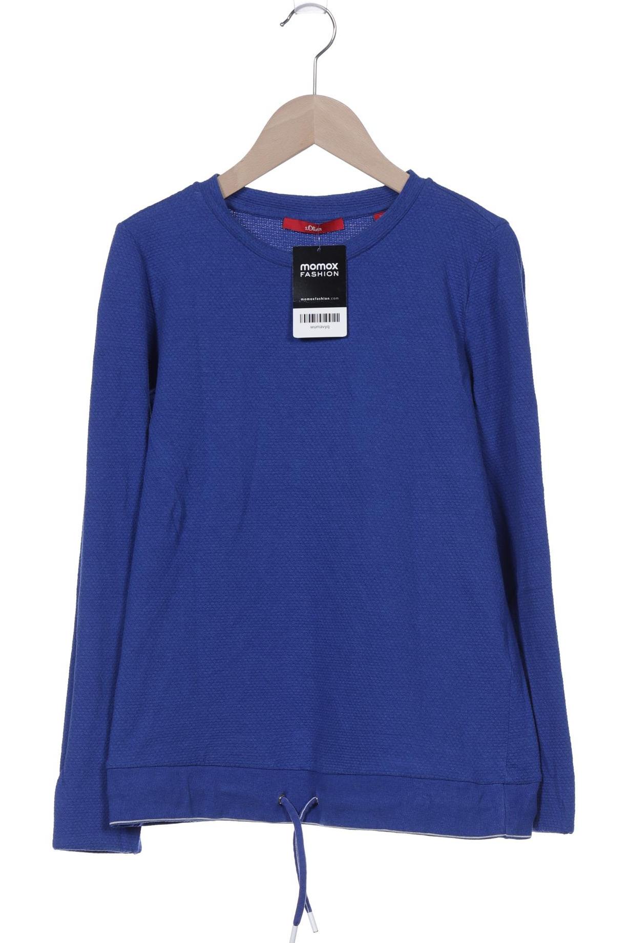 

s.Oliver Damen Sweatshirt, blau, Gr. 32