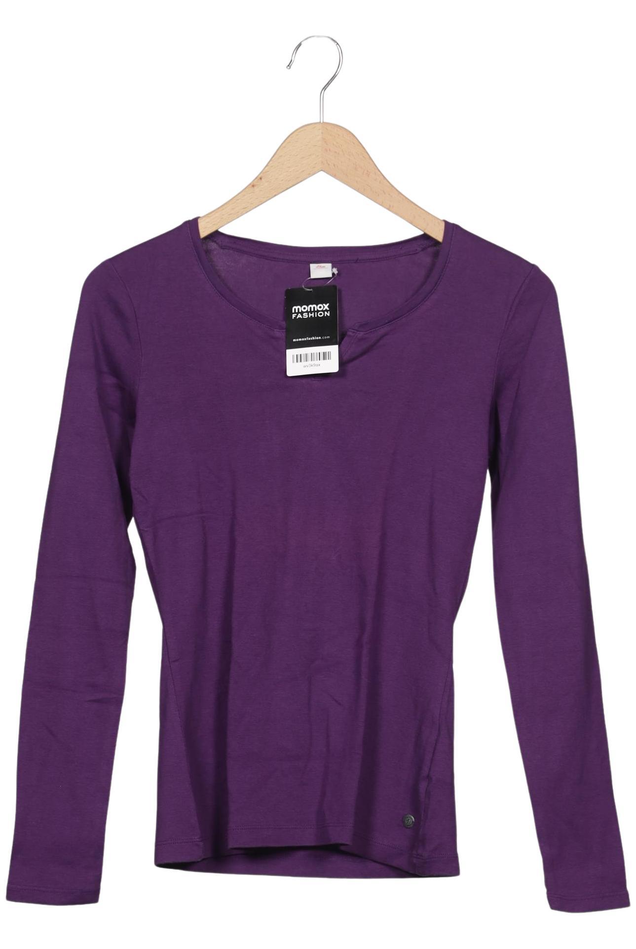 

s.Oliver Damen Langarmshirt, flieder, Gr. 36