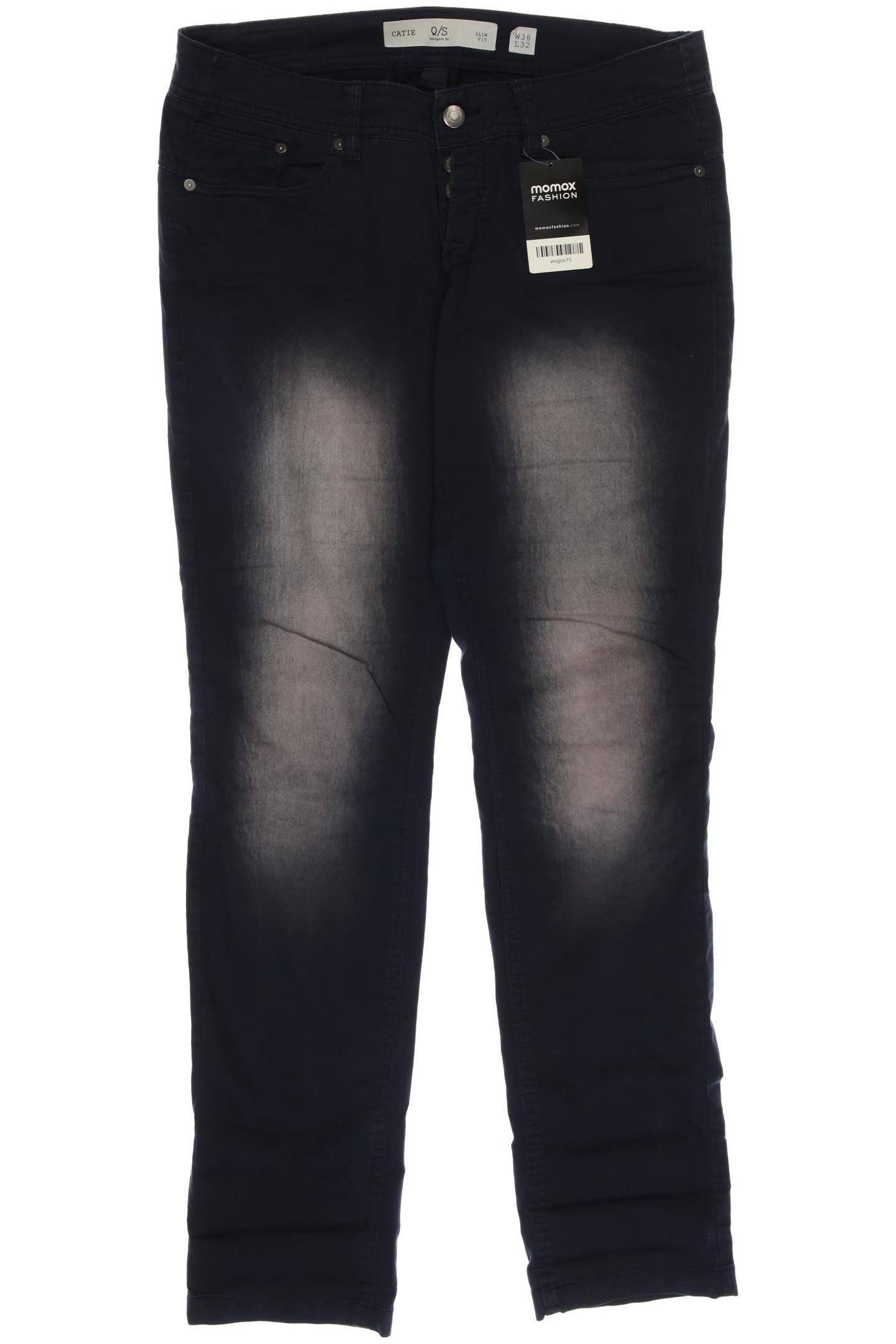

s.Oliver Damen Stoffhose, marineblau