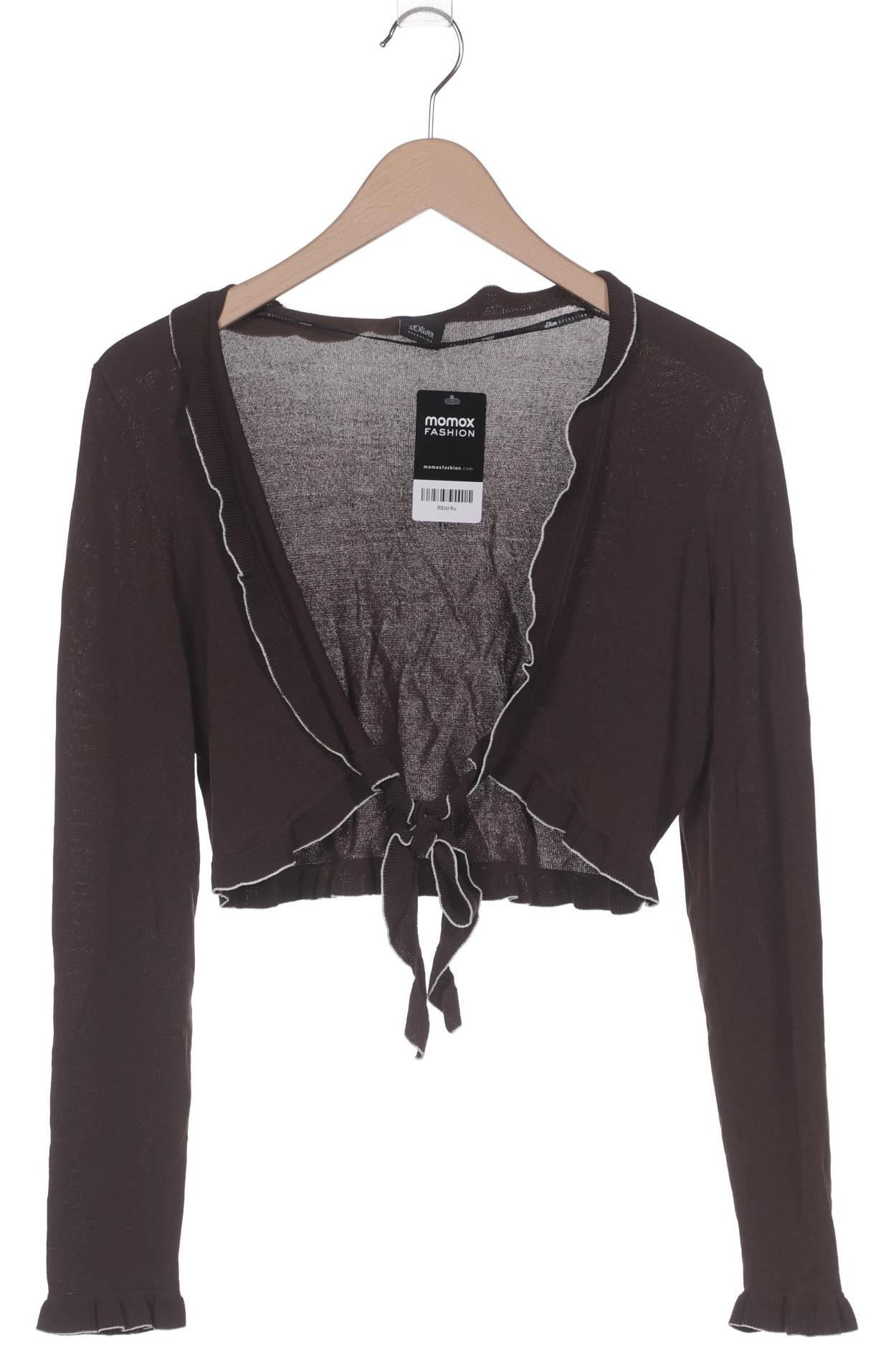 

s.Oliver Damen Strickjacke, braun, Gr. 40
