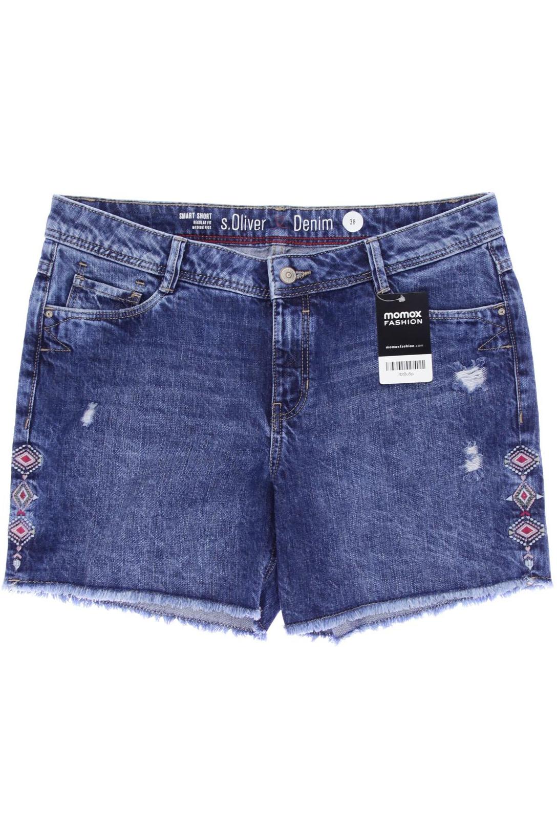 

s.Oliver Damen Shorts, blau, Gr. 38