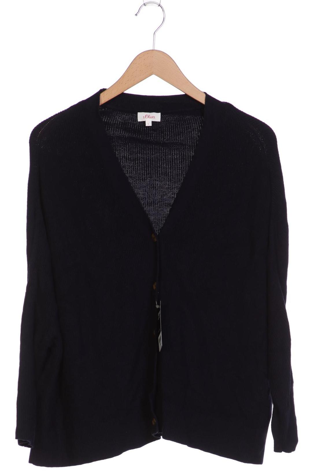 

s.Oliver Damen Strickjacke, marineblau, Gr. 42