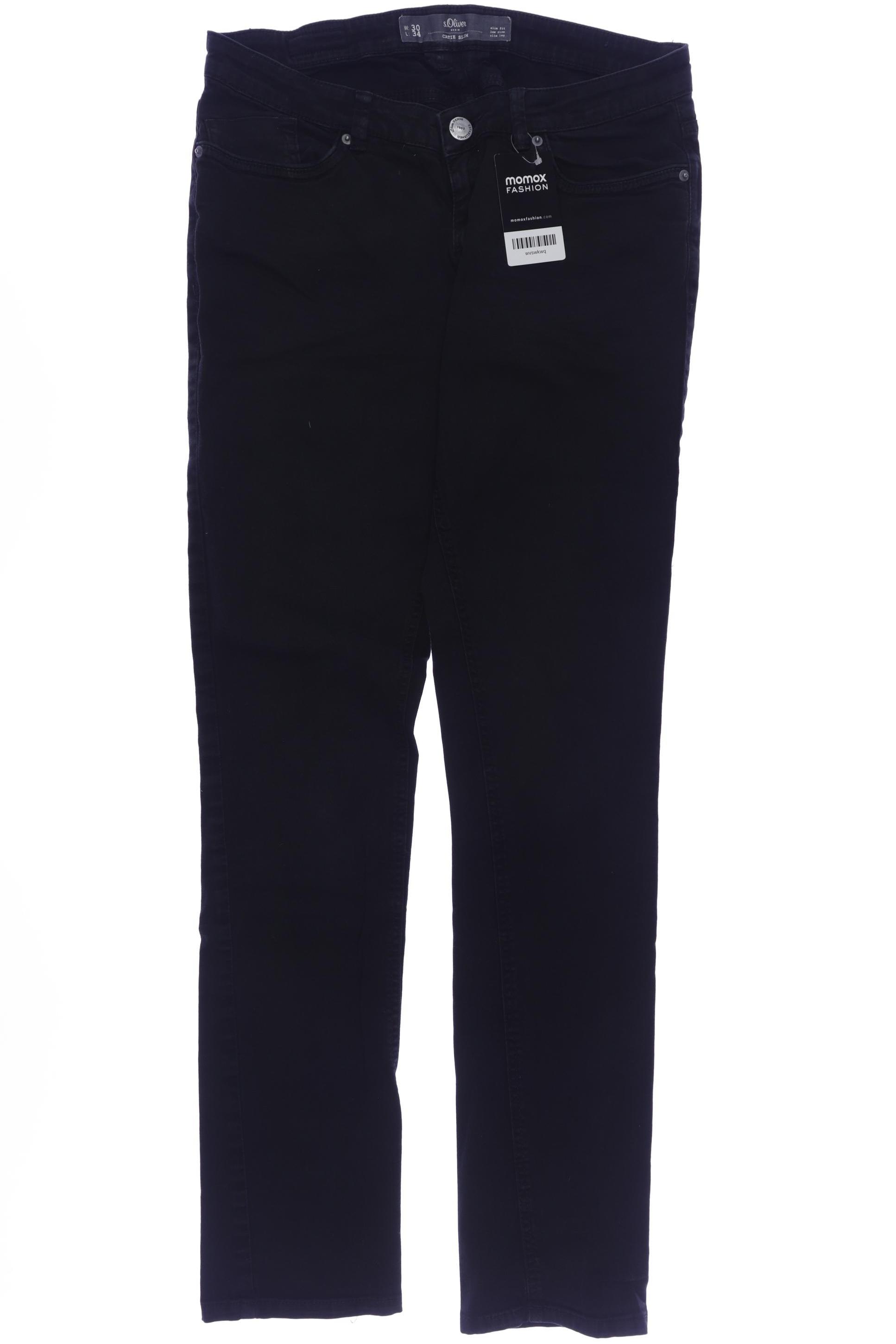 

s.Oliver Damen Jeans, schwarz, Gr. 30