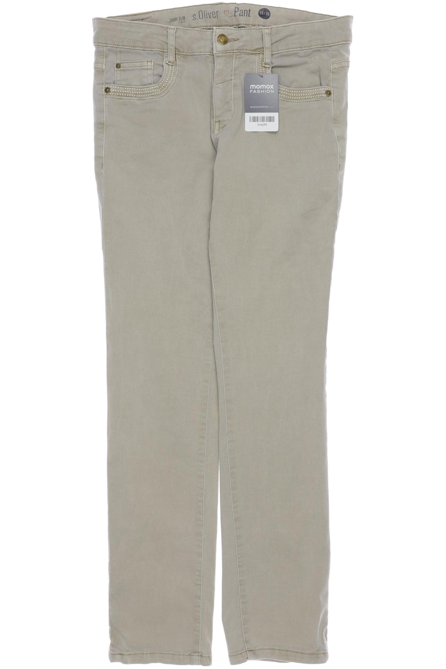 

s.Oliver Damen Jeans, beige, Gr. 36