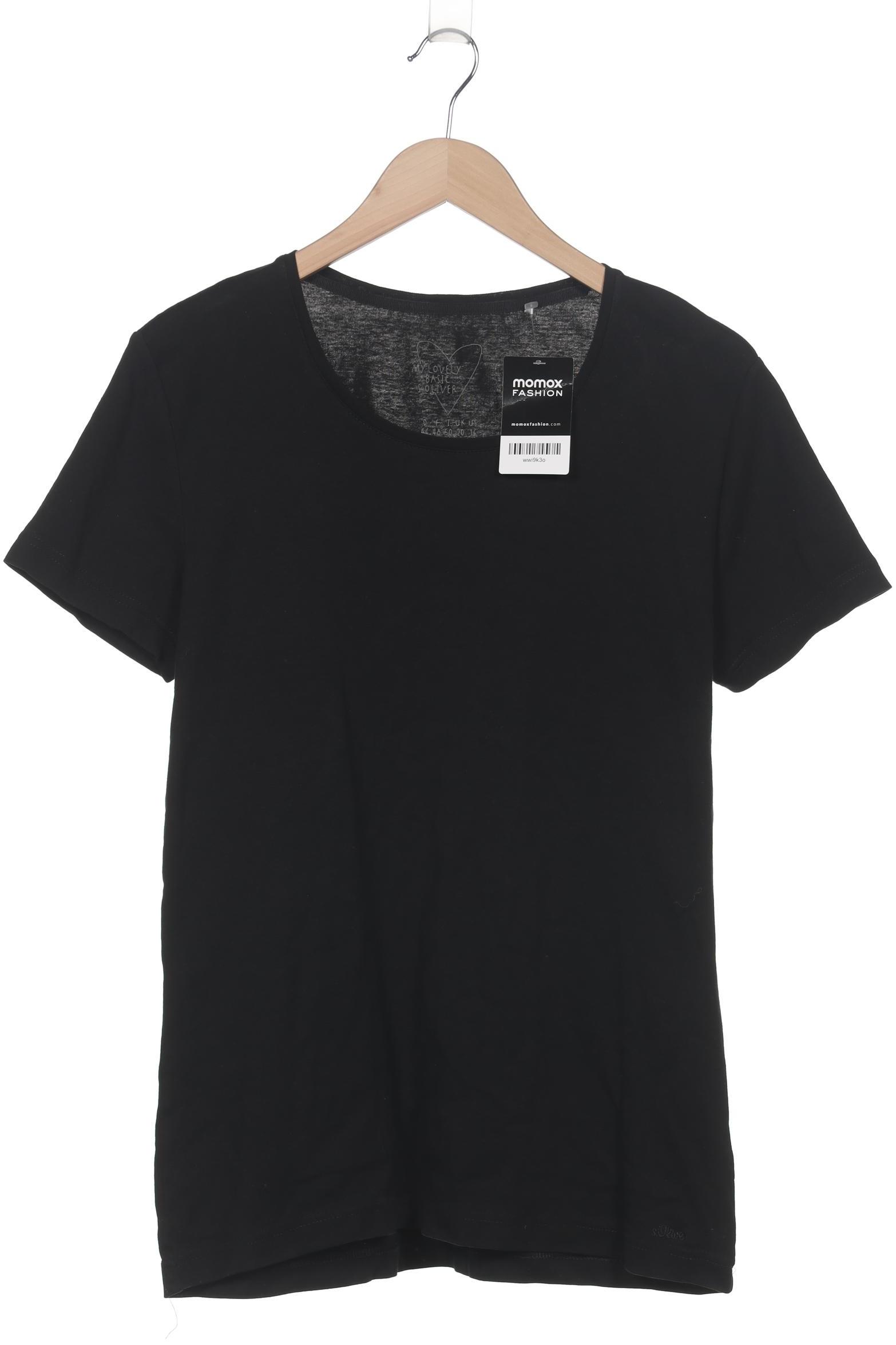 

s.Oliver Damen T-Shirt, schwarz, Gr. 46