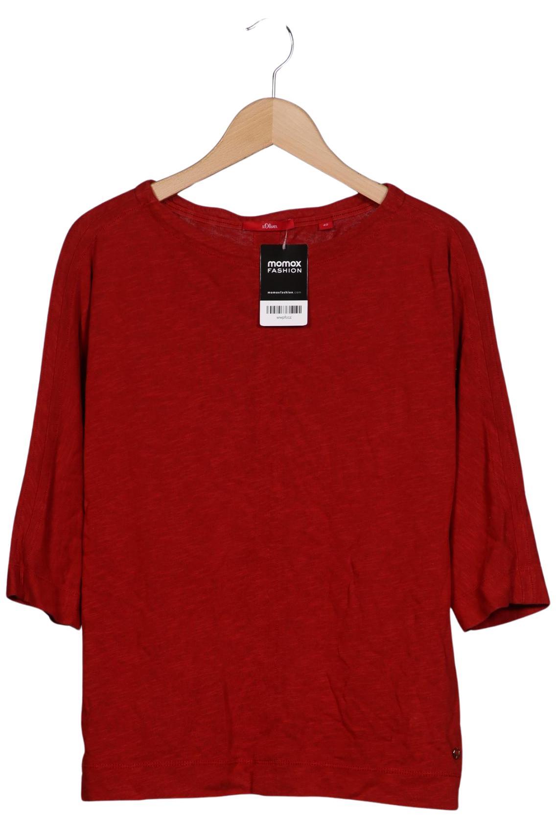 

s.Oliver Damen Langarmshirt, rot, Gr. 40