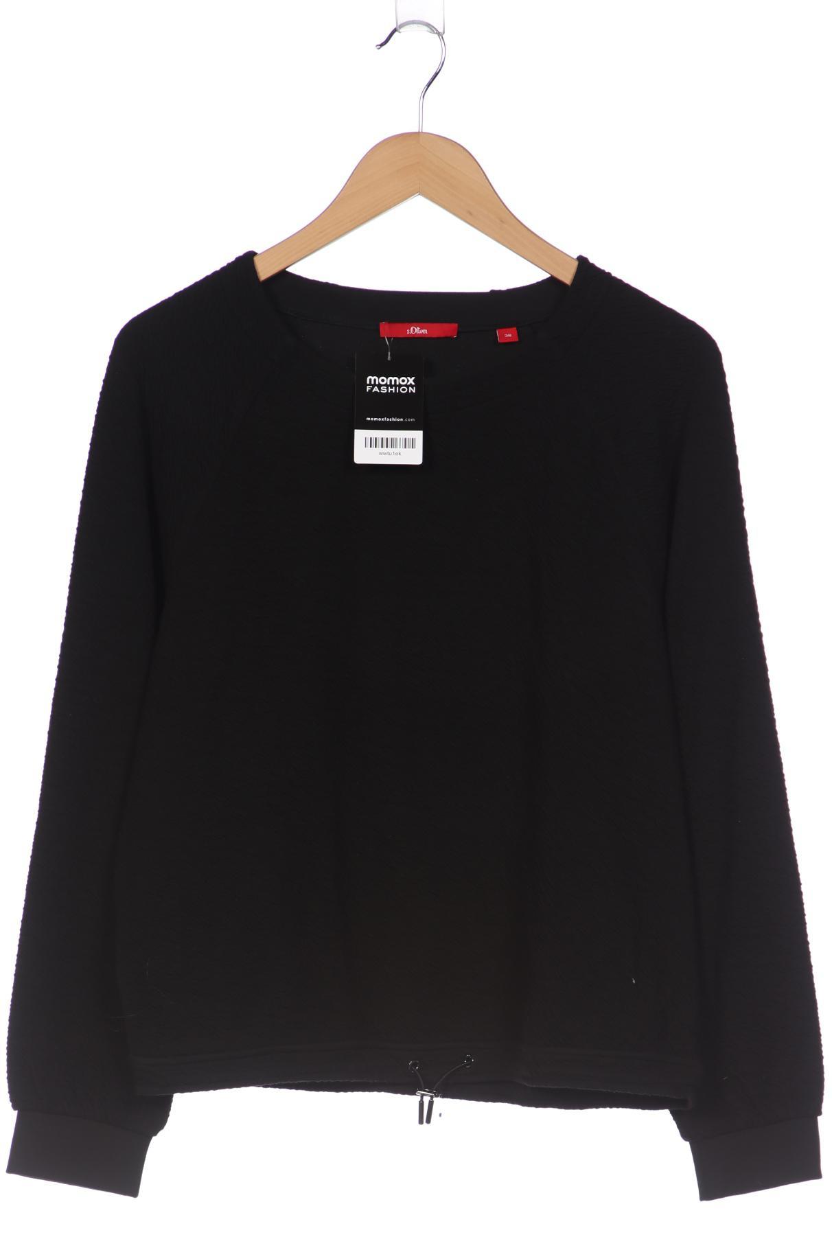 

s.Oliver Damen Langarmshirt, schwarz