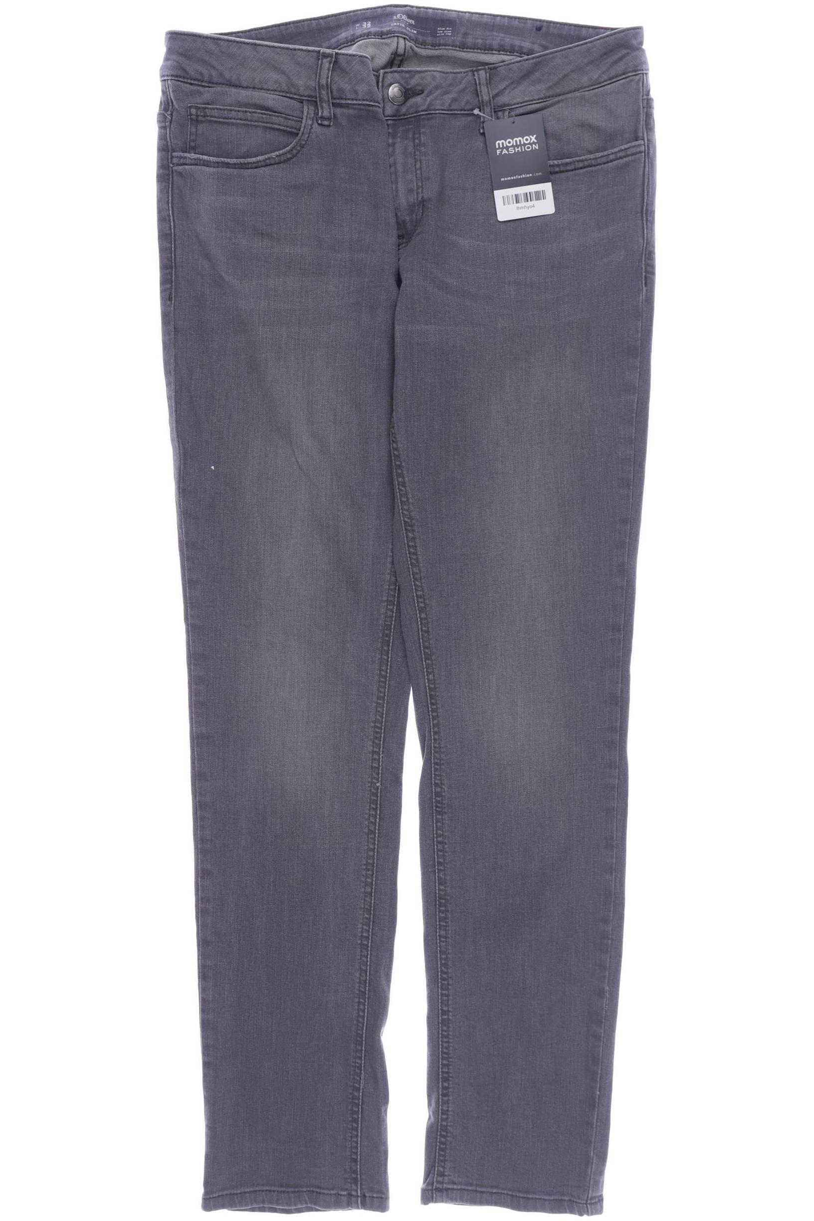 

s.Oliver Damen Jeans, grau