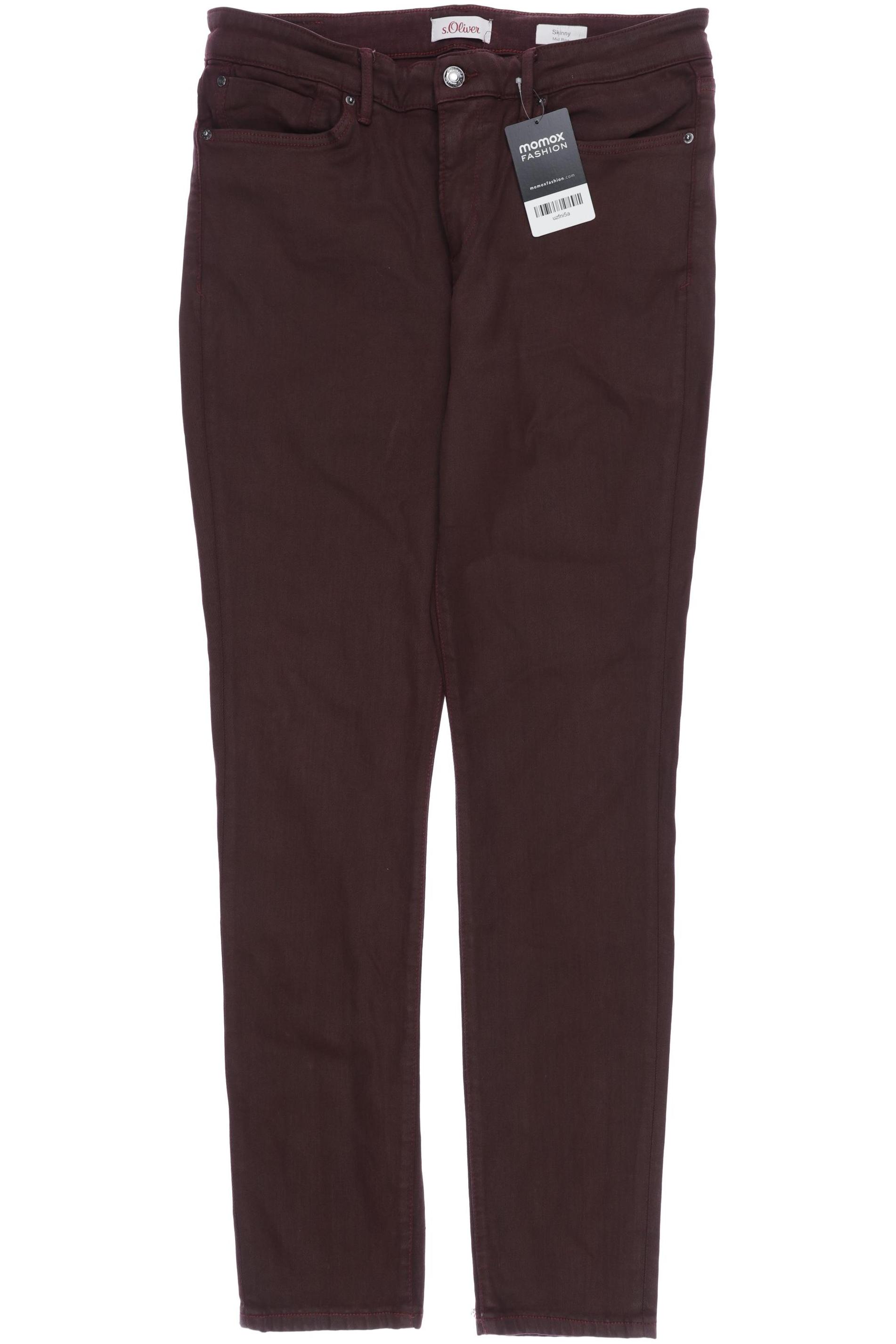 

s.Oliver Damen Jeans, bordeaux, Gr. 40