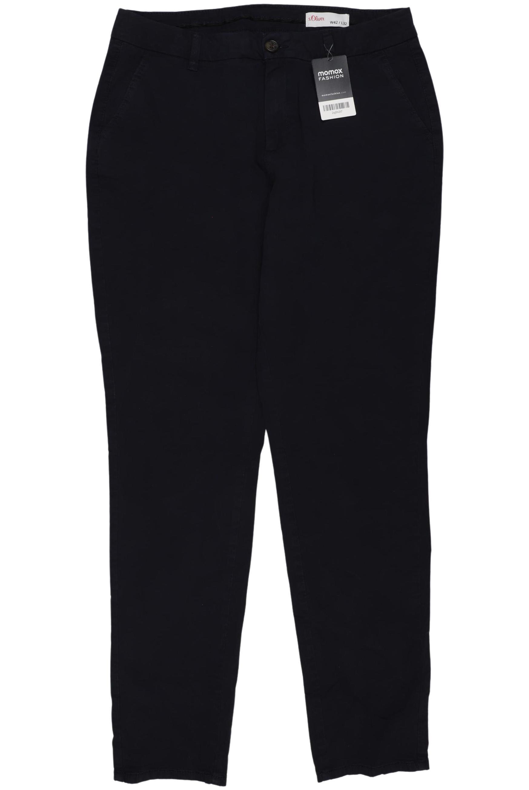 

s.Oliver Damen Stoffhose, marineblau, Gr. 42