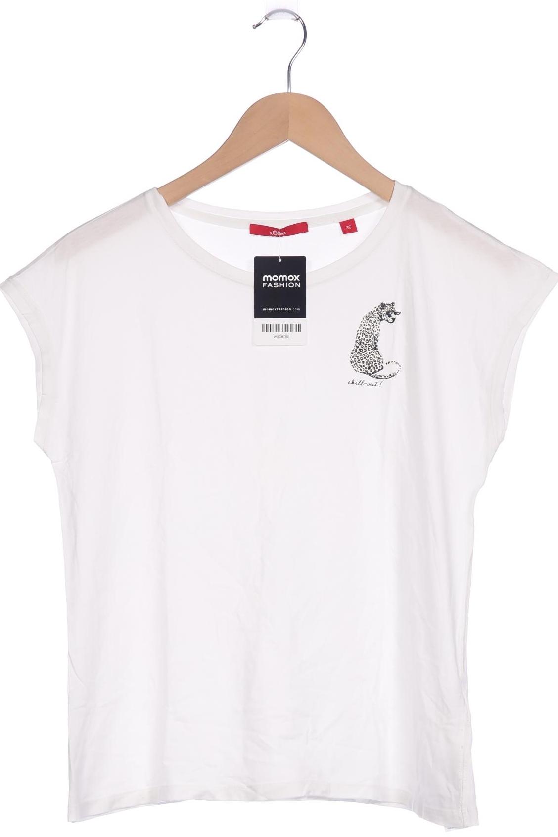 

s.Oliver Damen T-Shirt, weiß, Gr. 36