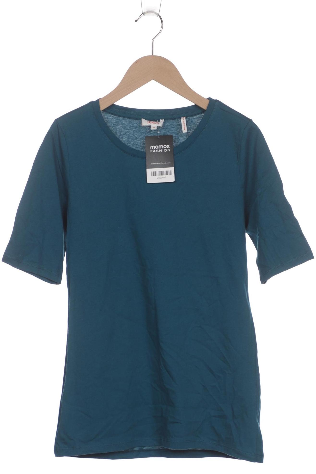 

s.Oliver Damen T-Shirt, blau, Gr. 38