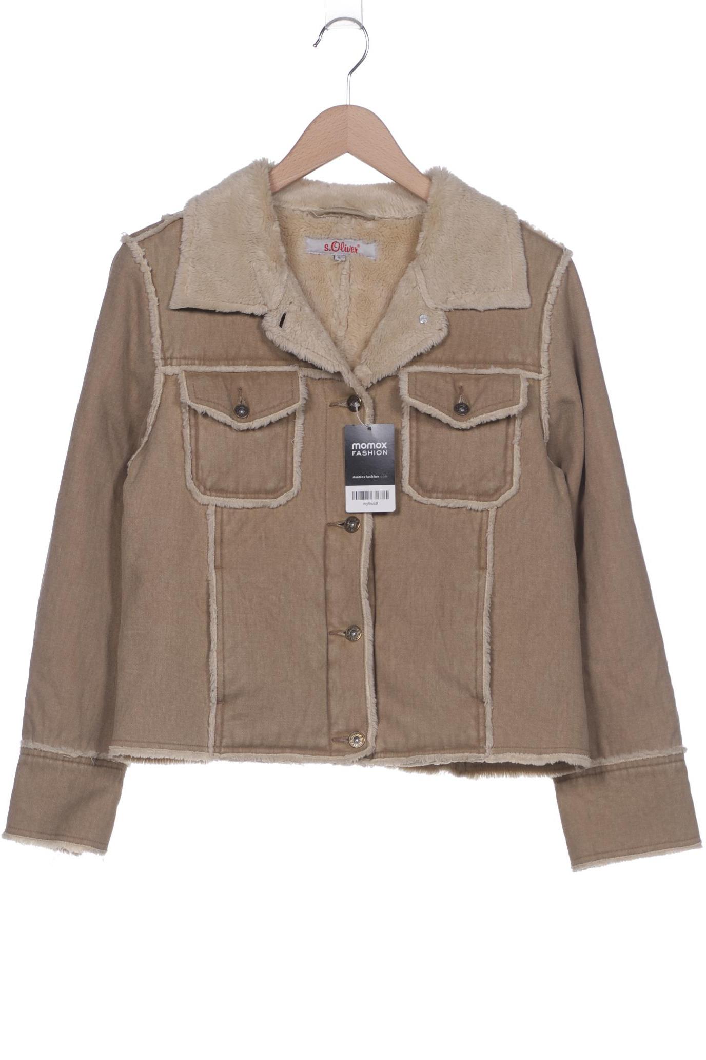 

s.Oliver Damen Jacke, beige, Gr. 40