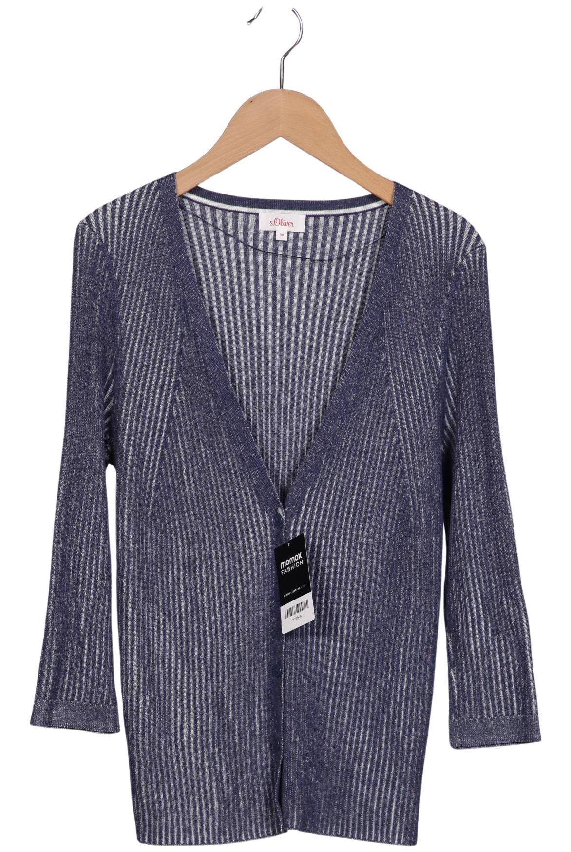 

s.Oliver Damen Strickjacke, marineblau, Gr. 38