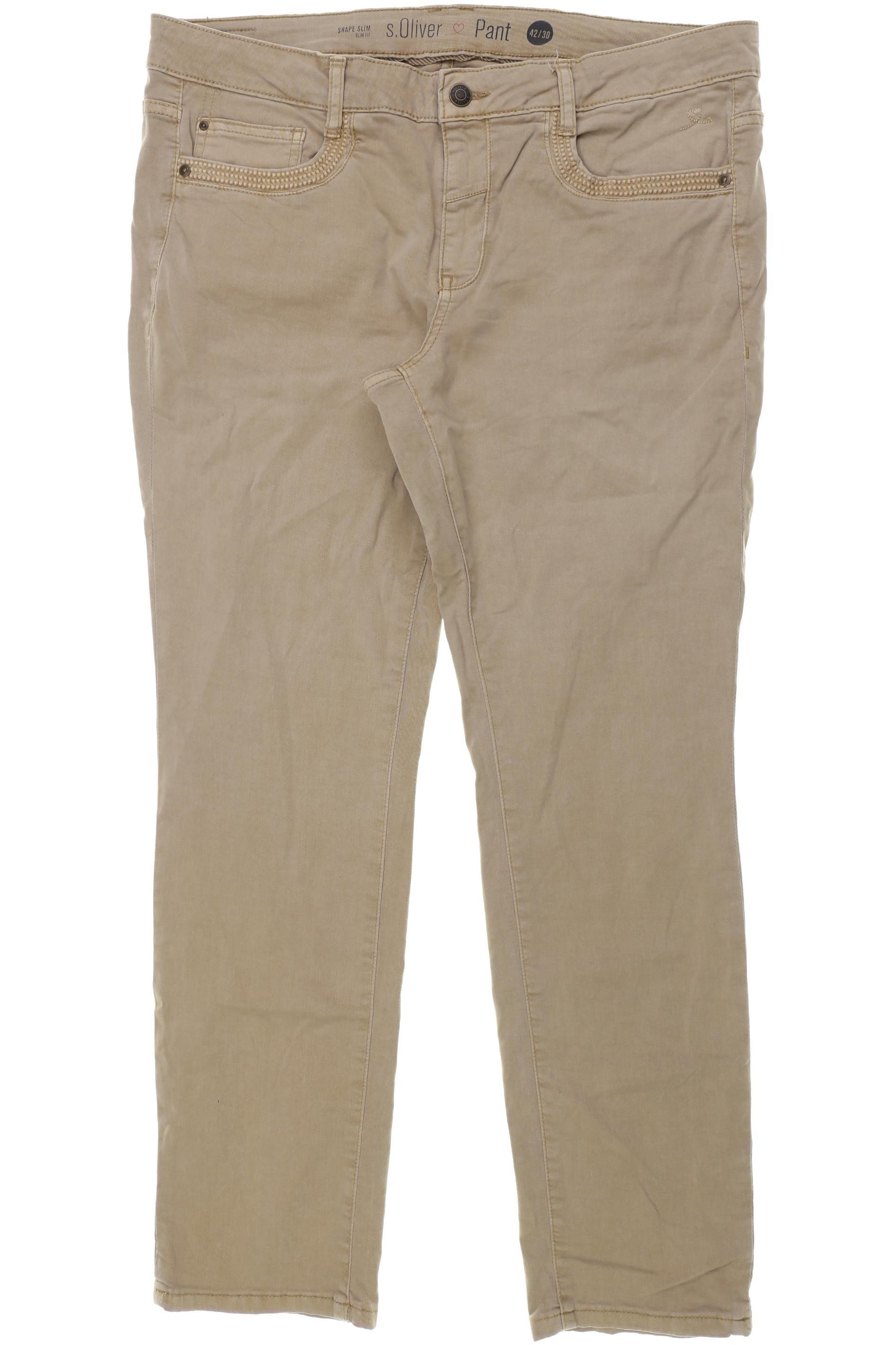 

s.Oliver Damen Jeans, beige, Gr. 42