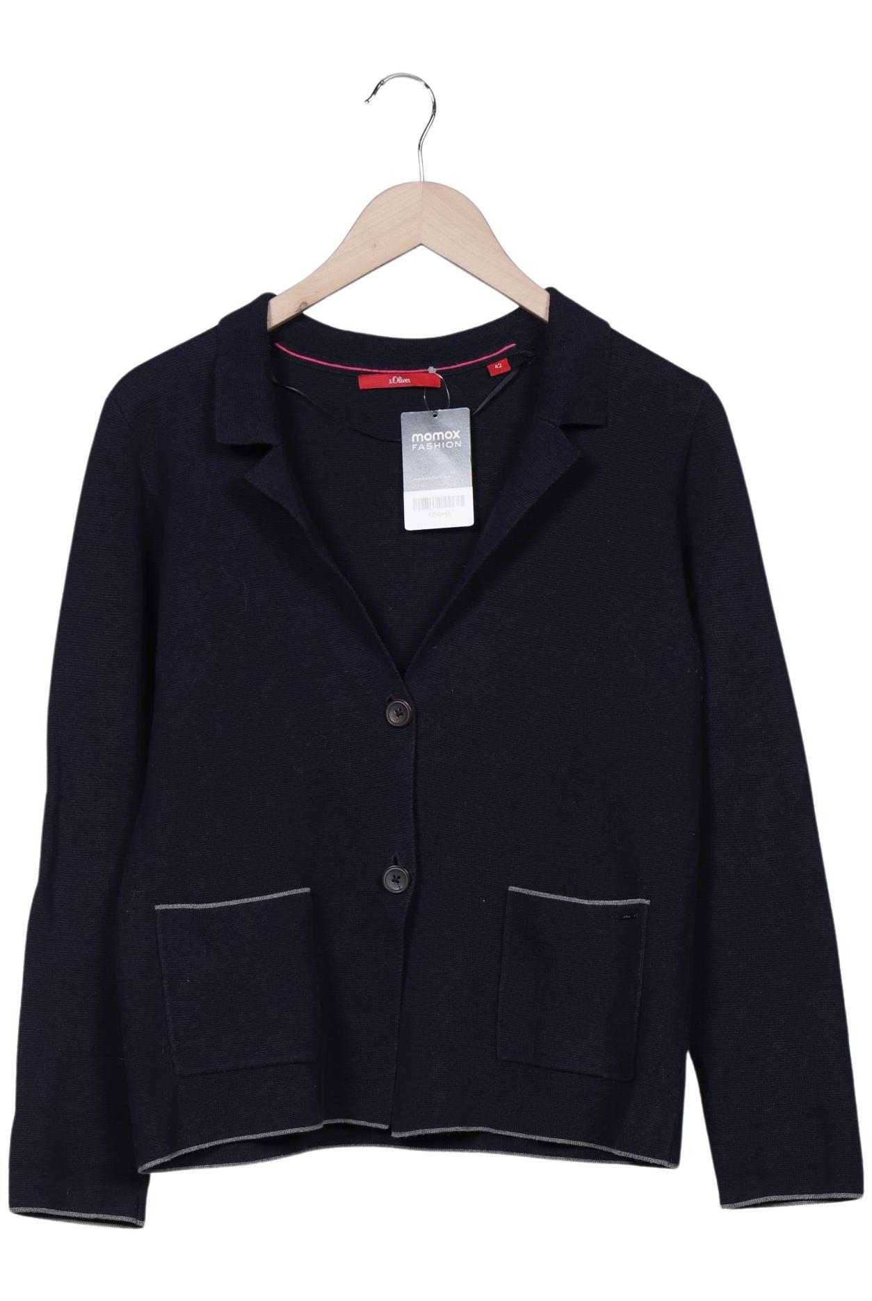 

s.Oliver Damen Strickjacke, marineblau, Gr. 42