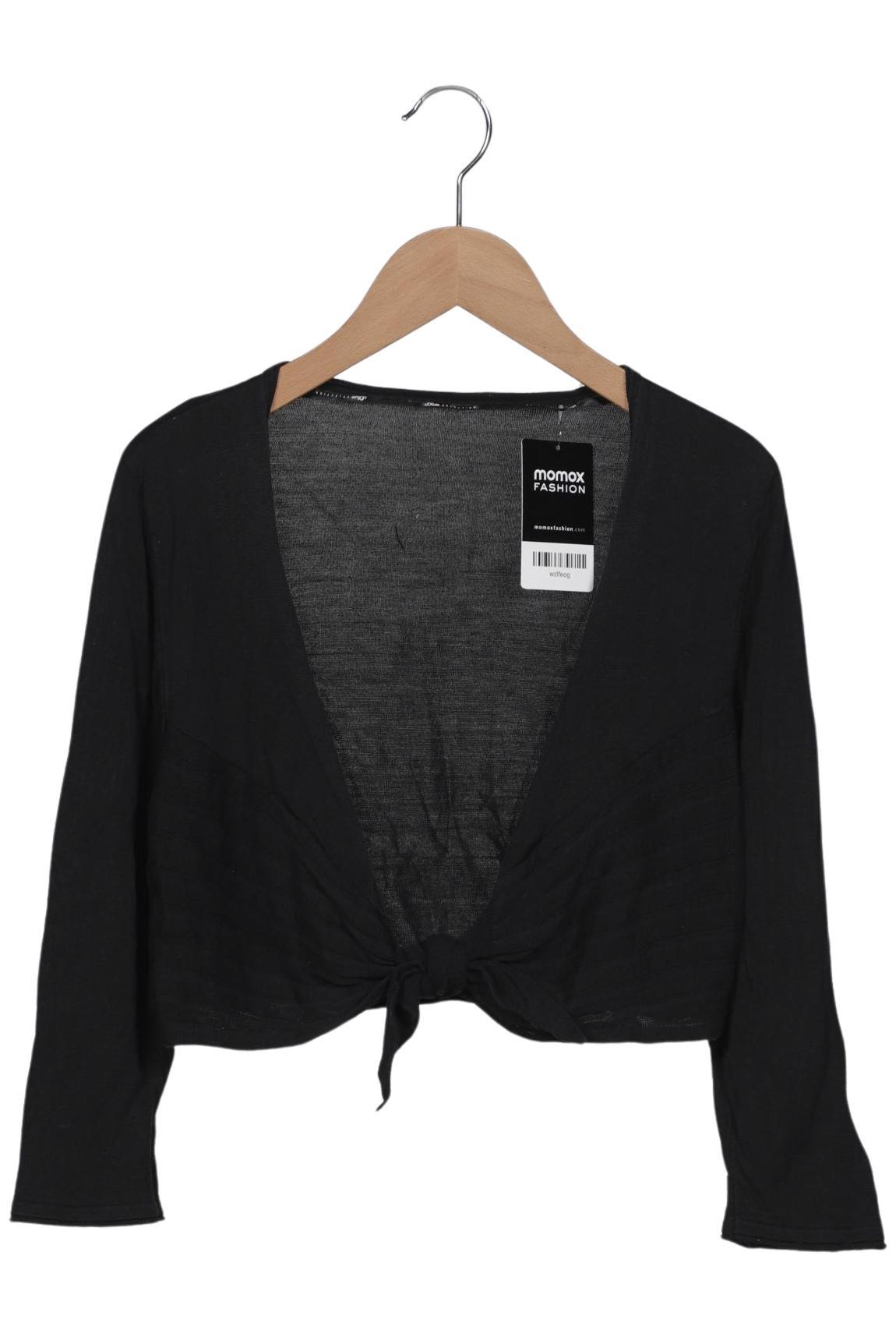 

s.Oliver Damen Strickjacke, schwarz, Gr. 36