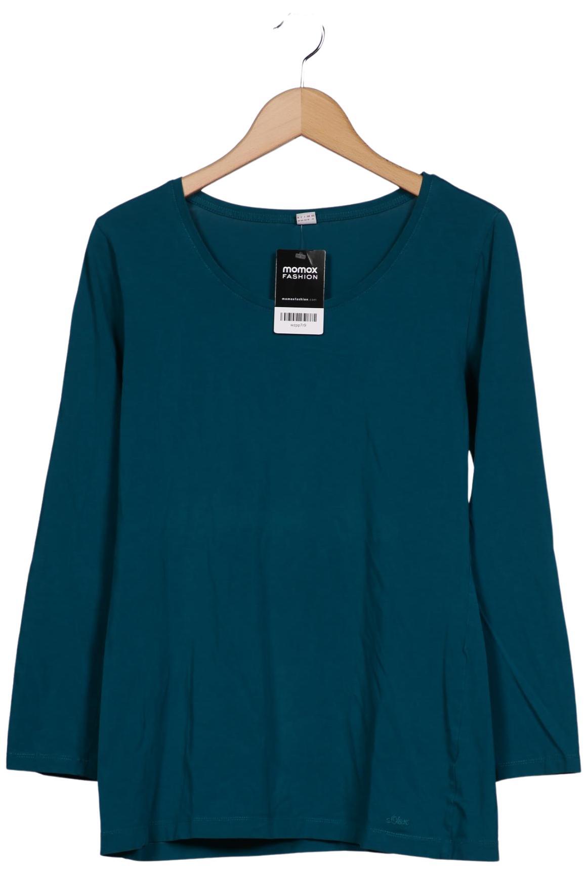 

s.Oliver Damen Langarmshirt, türkis, Gr. 44